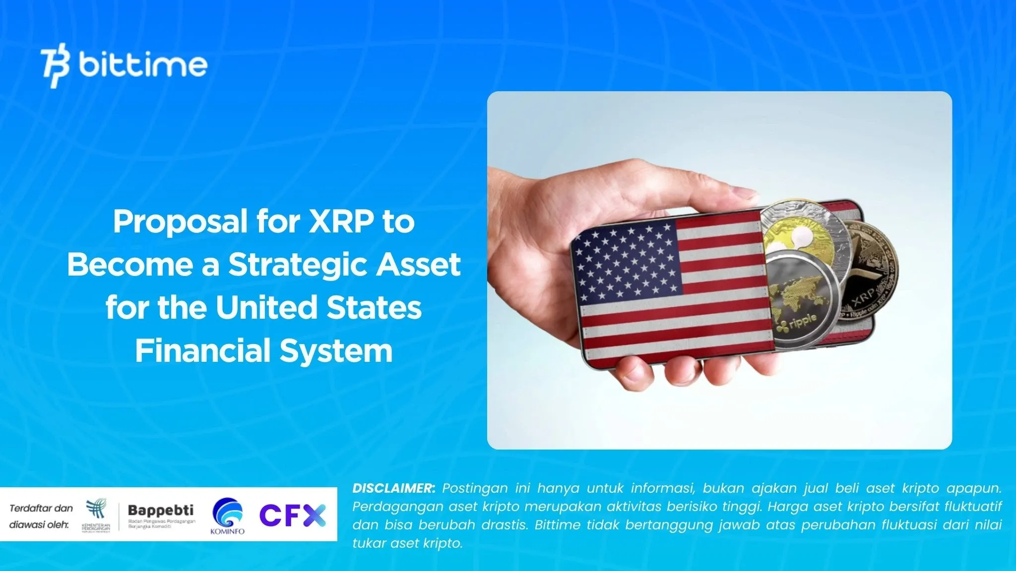 Proposal for XRP to Become a Strategic Asset for the United States Financial System