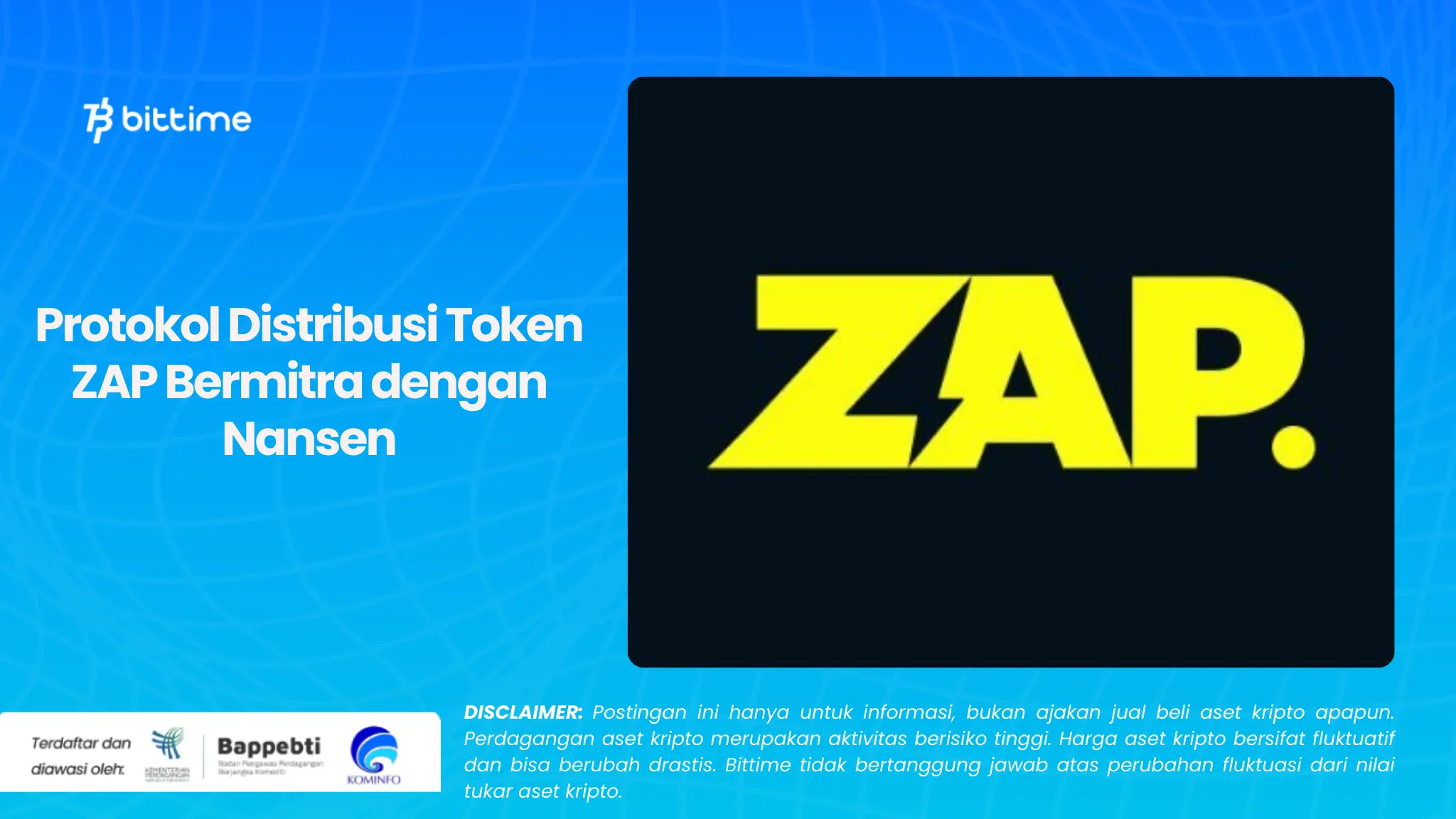 Protokol Distribusi Token ZAP Bermitra dengan Nansen