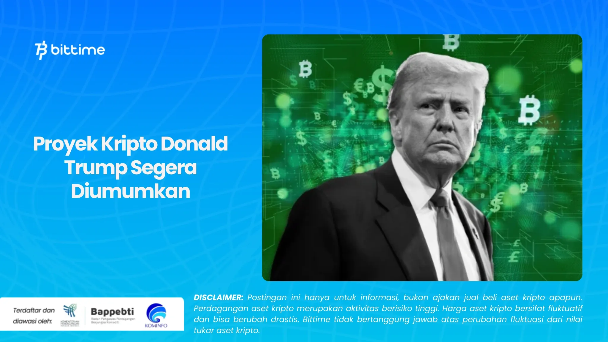 Proyek Kripto Donald Trump Segera Diumumkan