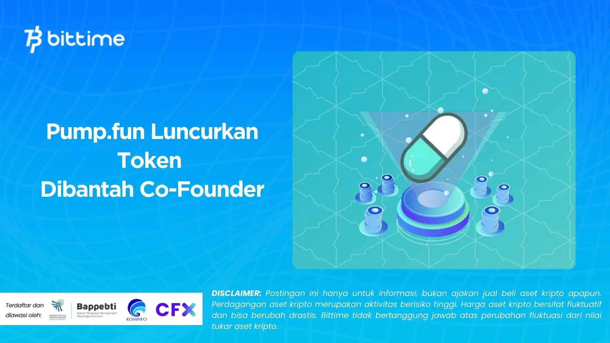 Pump.fun Luncurkan Token Dibantah Co-Founder