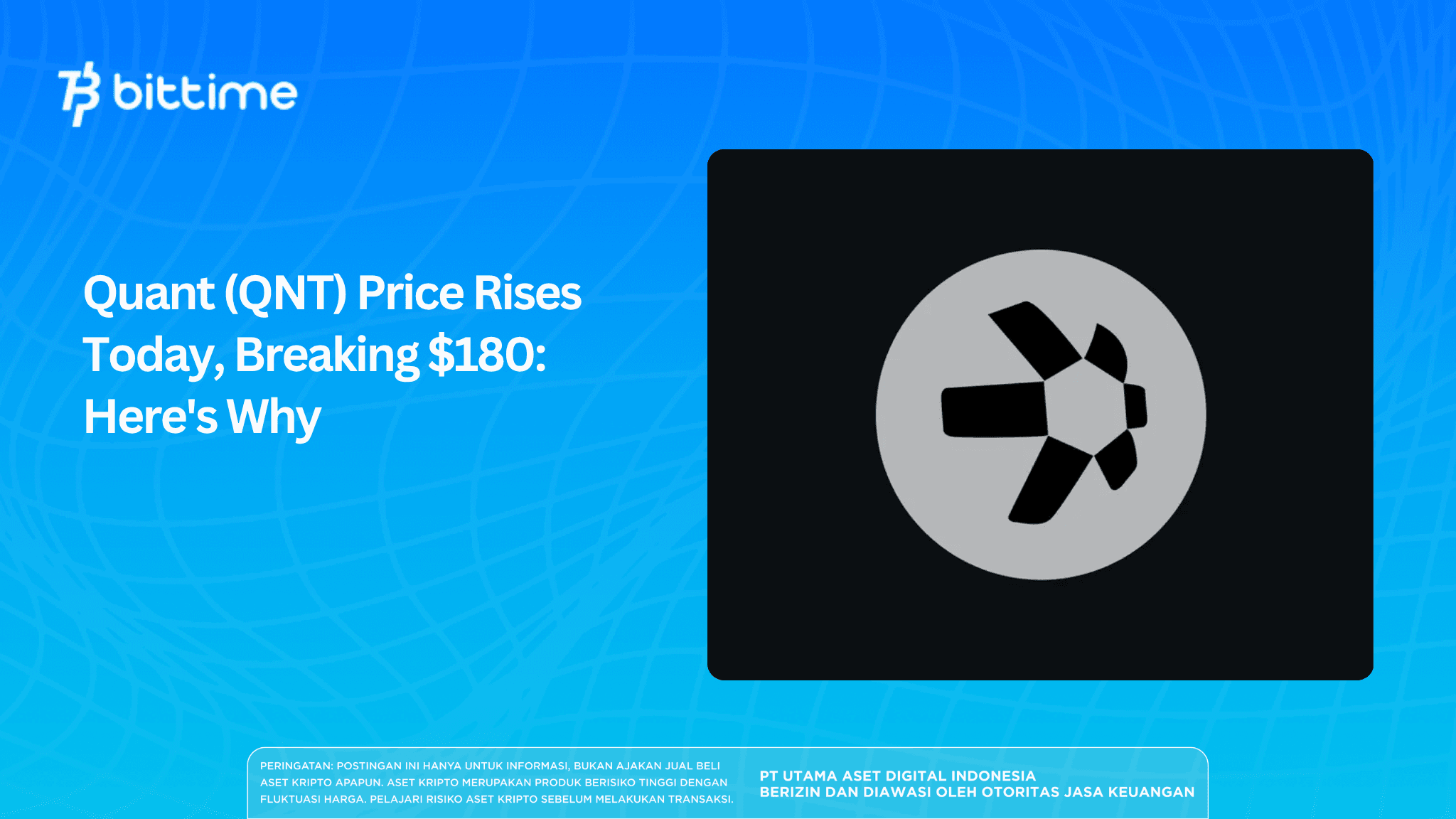 Quant (QNT) Price Rises Today, Breaking $180 Here's Why.png