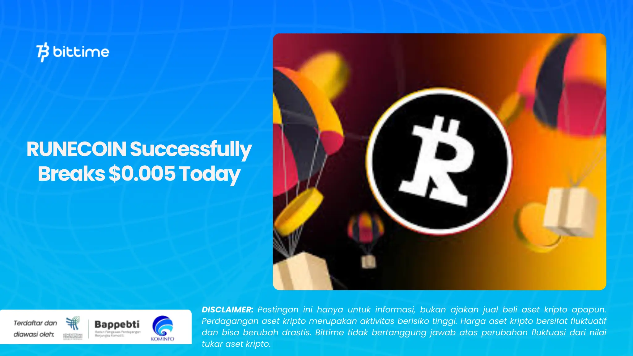 RUNECOIN Successfully Breaks $0.005 Today
