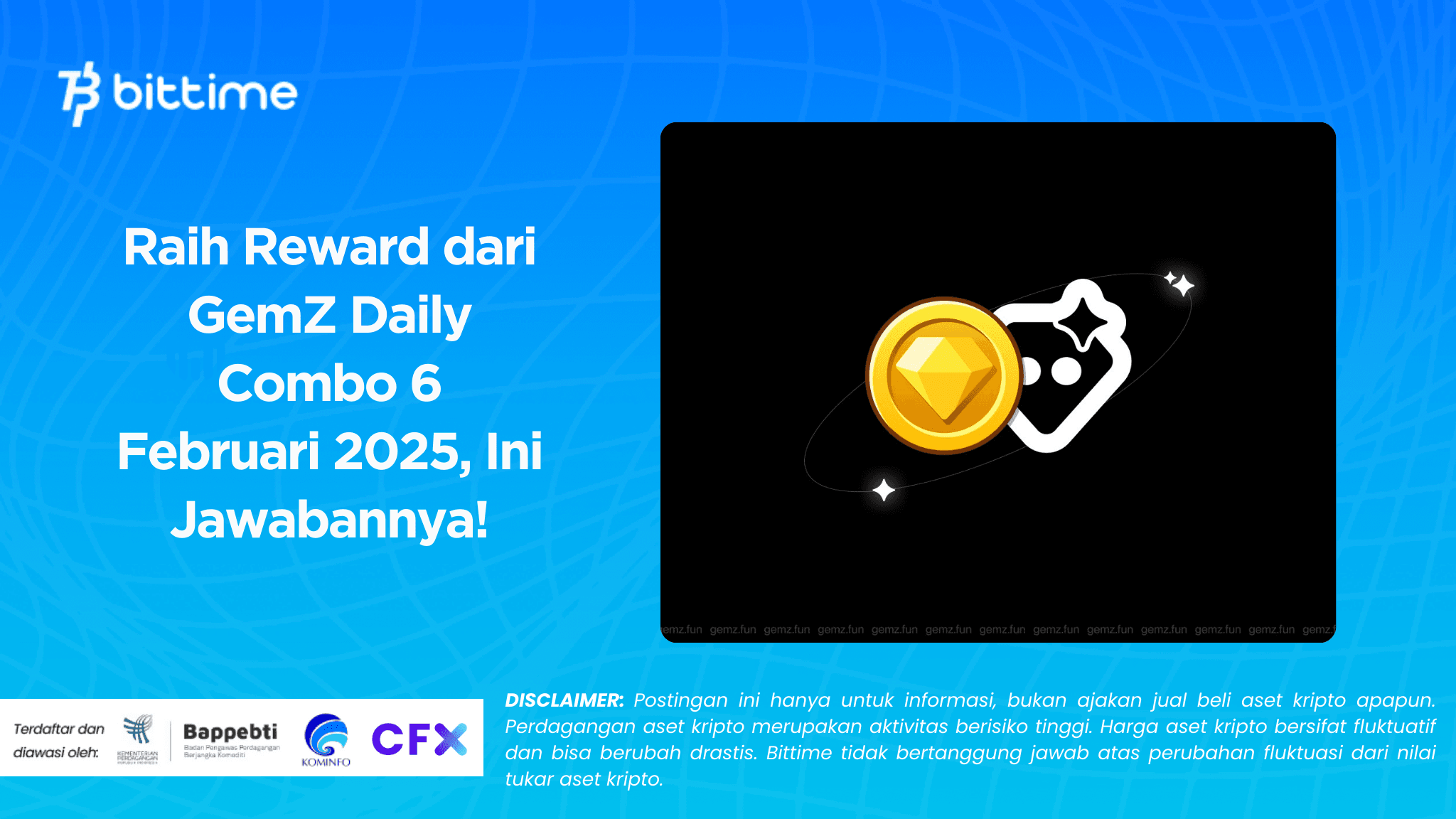 Raih Reward dari GemZ Daily Combo 6 Februari 2025, Ini Jawabannya!
