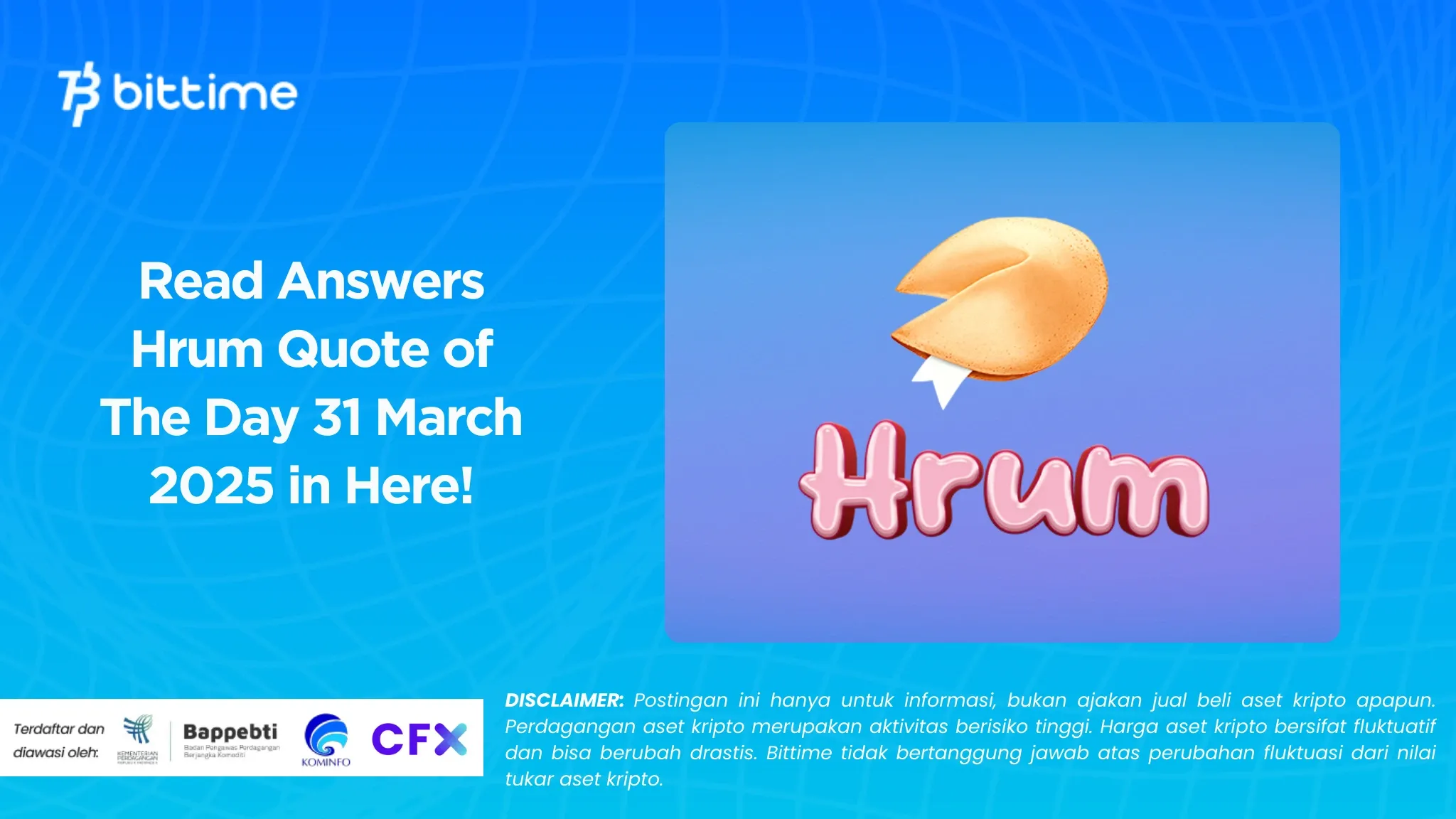 Read Answers Hrum Quote of The Day 31 March 2025 in Here!.webp