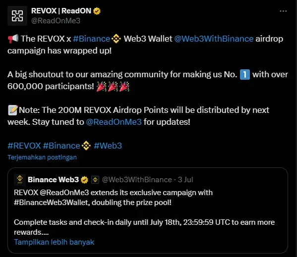 Revox Airdrop