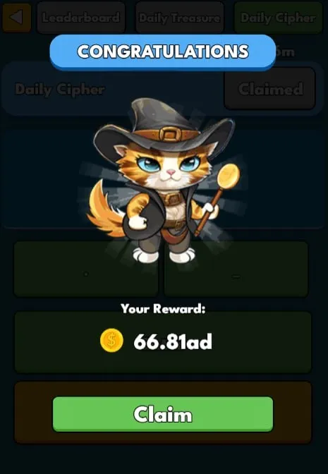 Reward Cat Gold Miner Daily Cipher 16 September 2024.webp