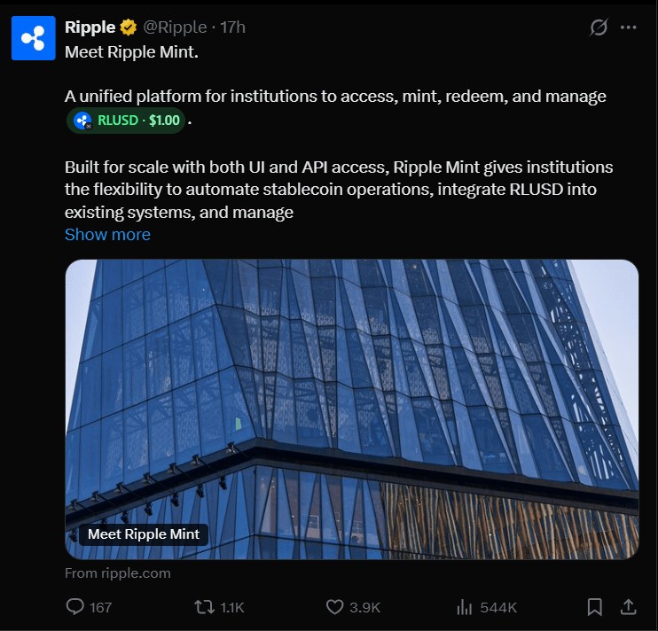 Ripple Mint post on x.png