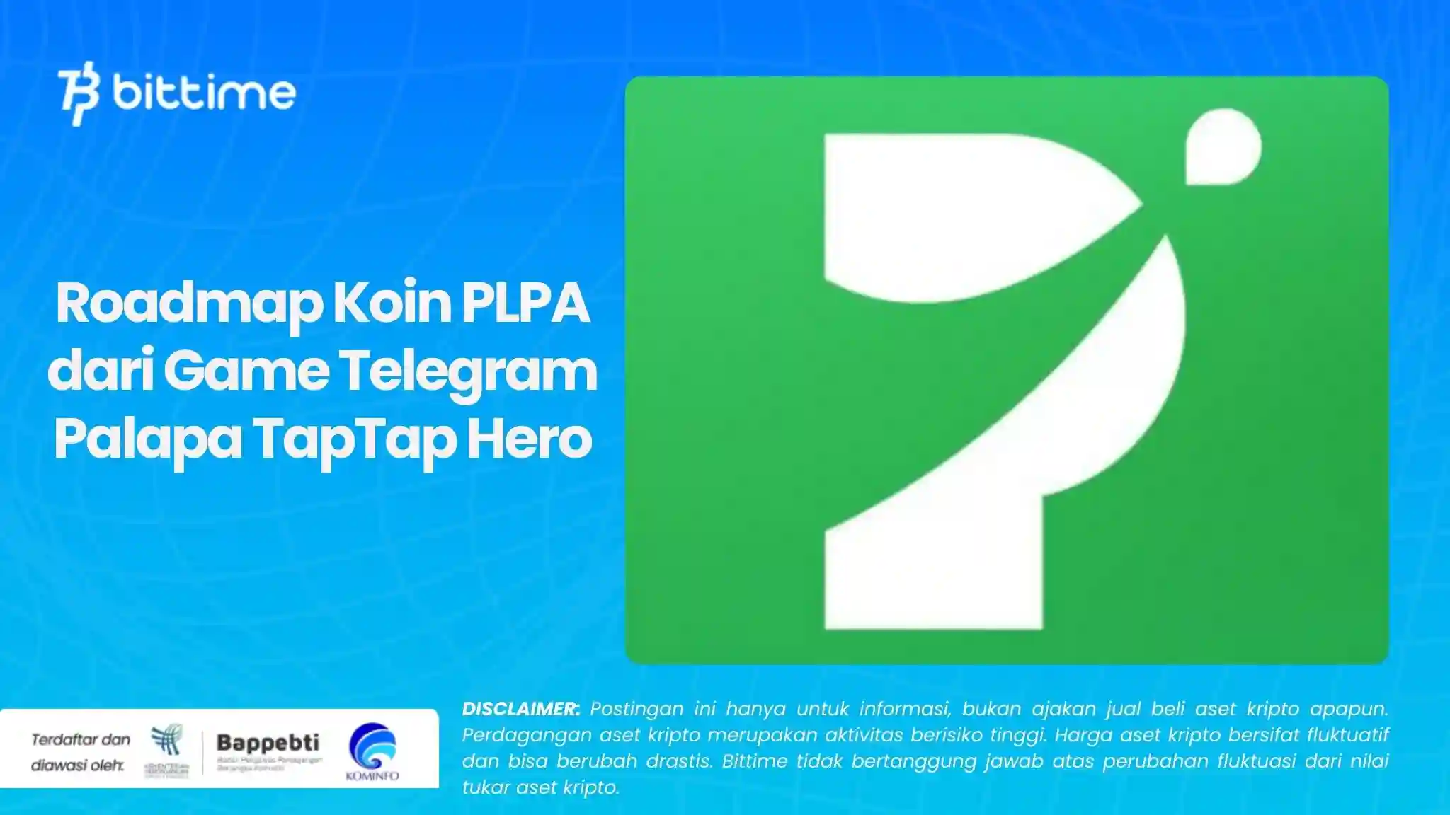 Roadmap Koin PLPA dari Game Telegram Palapa TapTap Hero.webp