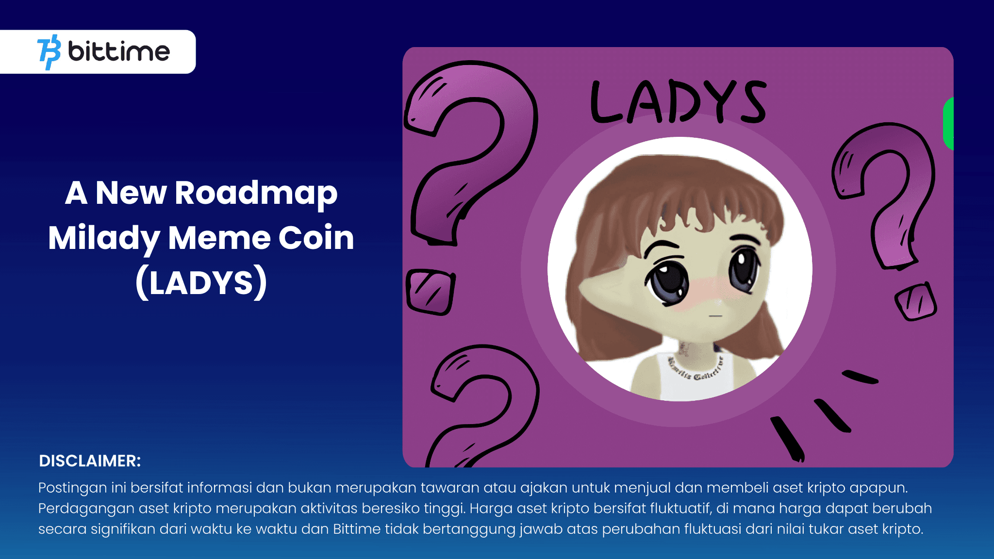 Roadmap Milady Meme Coin (LADYS) Terbaru