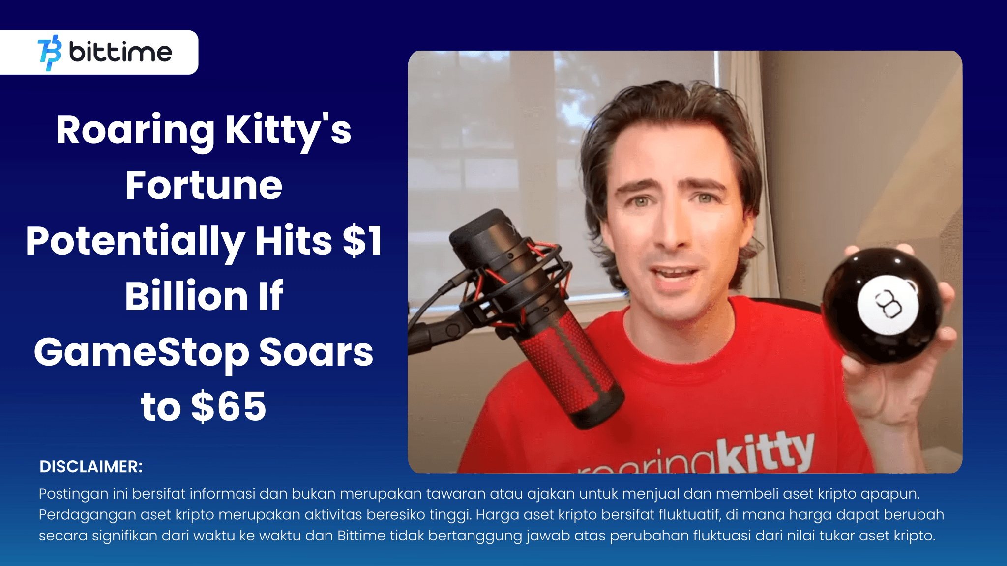 Roaring Kitty Fortune Potentially Hits $1 Billion If GameStop Soars to $65