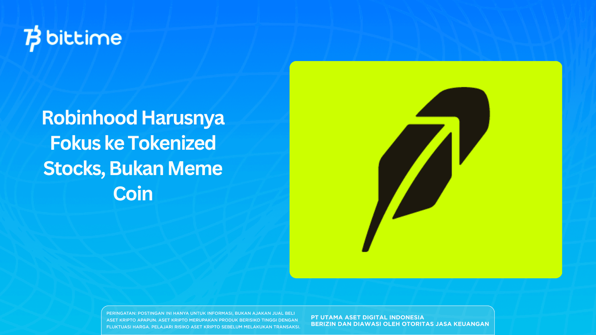 Robinhood Should Focus on Tokenised Shares, Not Meme Coins