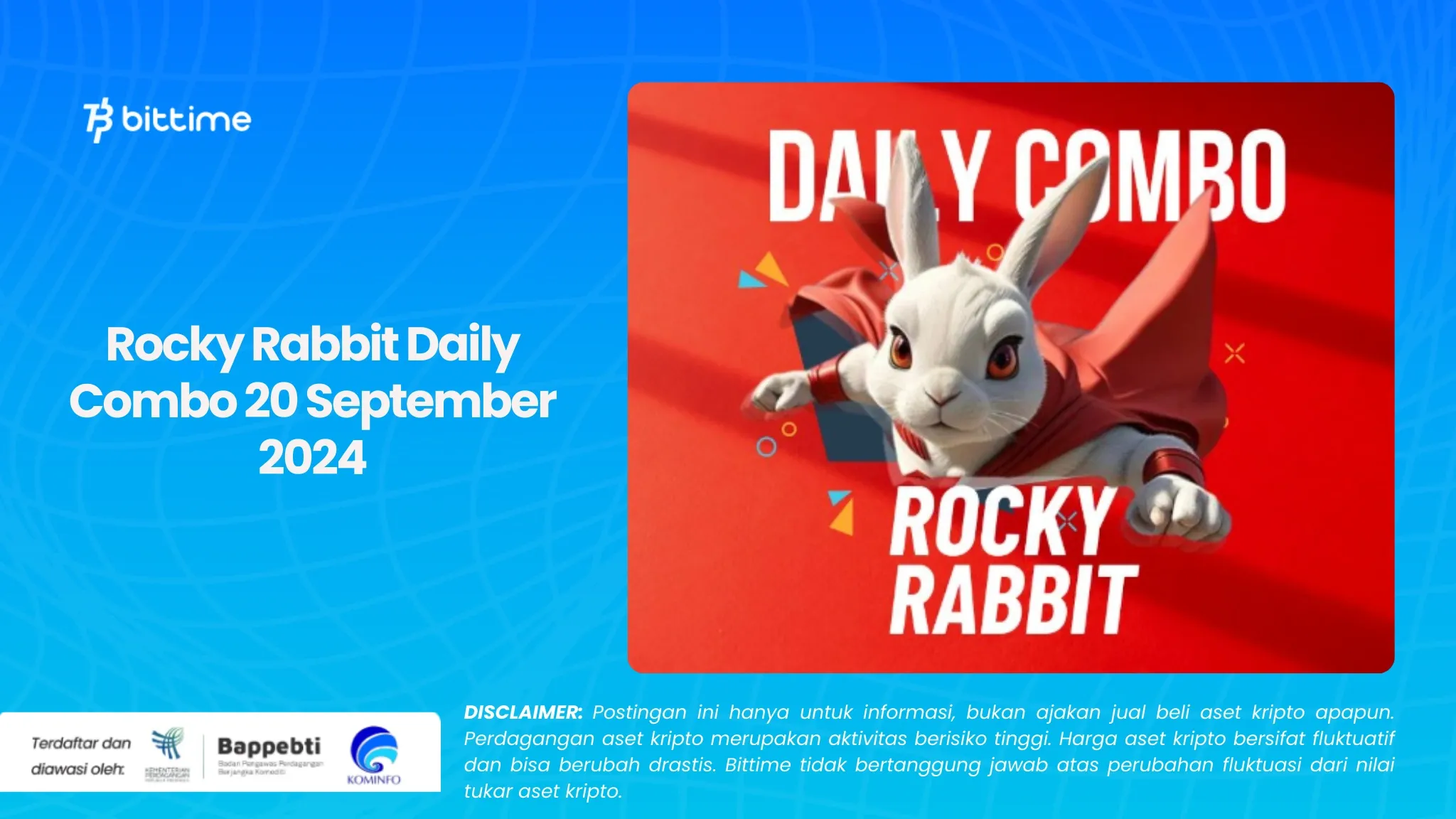 Rocky Rabbit Daily Combo 20 September 2024