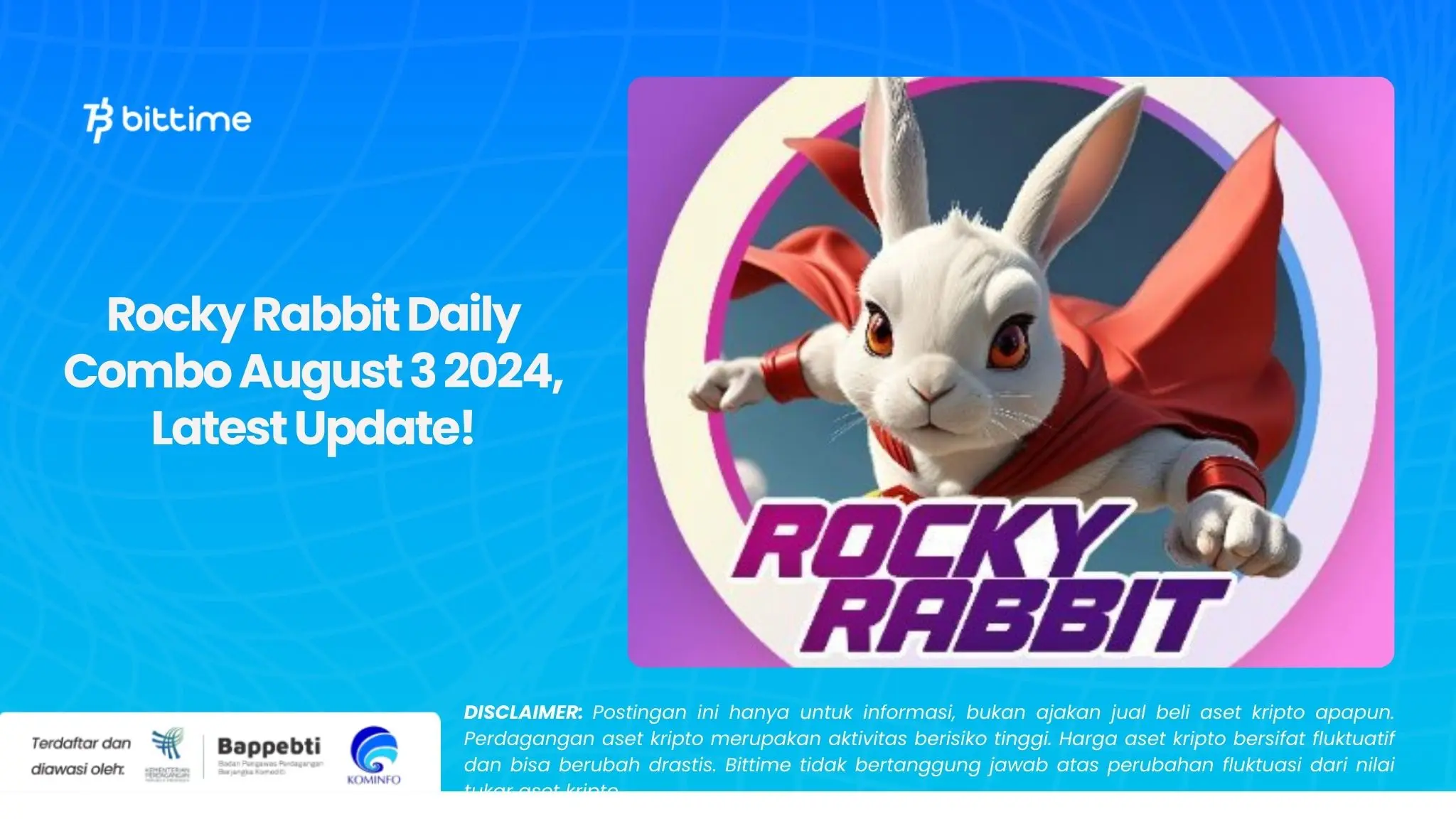 Rocky Rabbit Daily Combo August 3 2024, Latest Update!