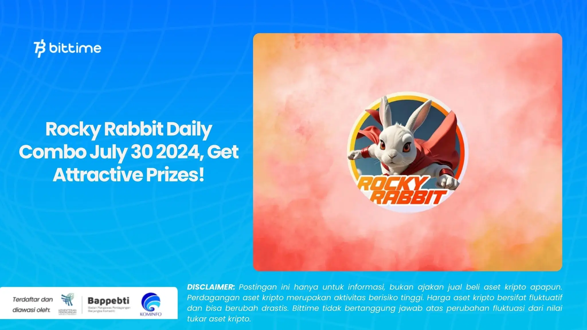 Rocky Rabbit Daily Combo July 30 2024, Get Attractive Prizes!.webp