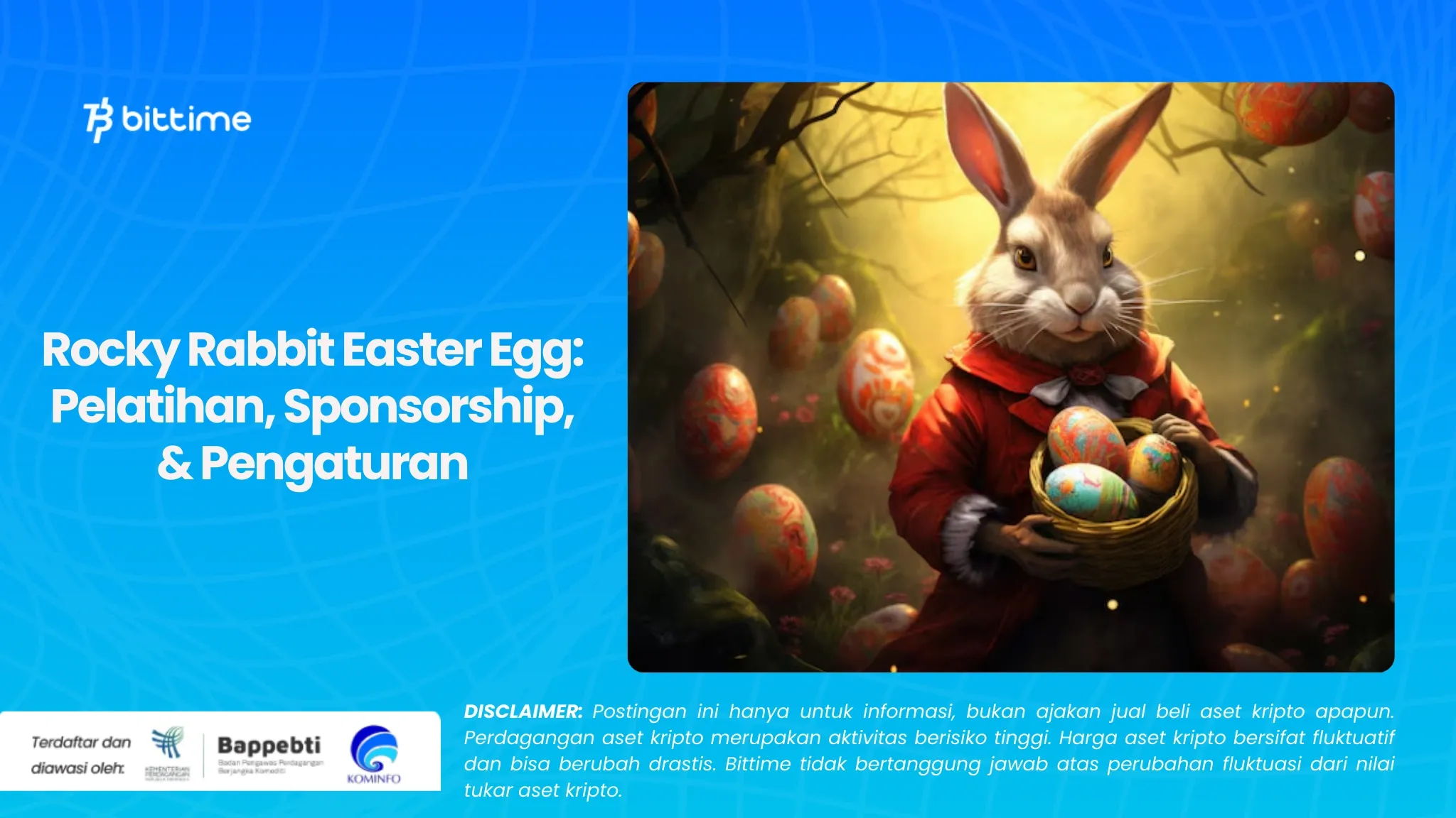 Rocky Rabbit Easter Egg Pelatihan, Sponsorship, & Pengaturan