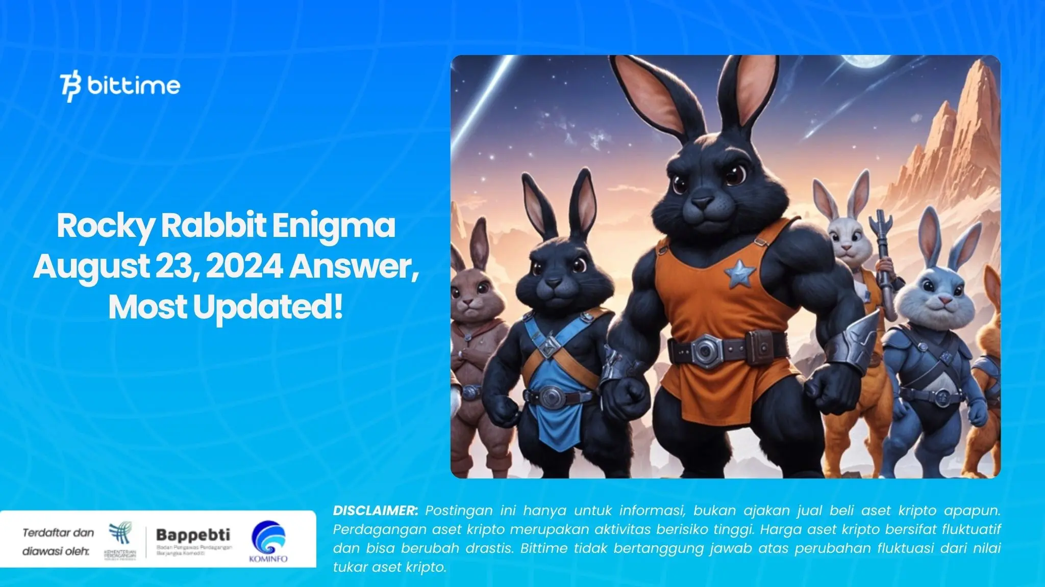 Rocky Rabbit Enigma August 23, 2024 Answer, Most Updated!.webp