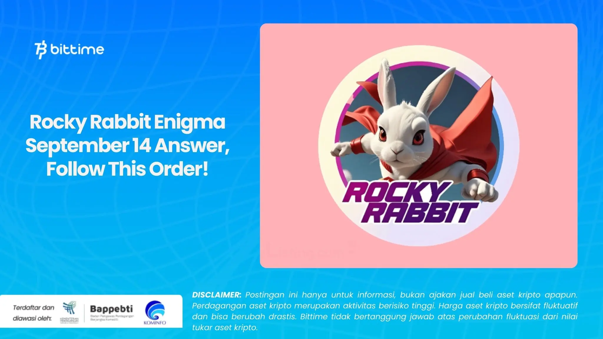 Rocky Rabbit Enigma September 14 Answer, Follow This Order!.webp