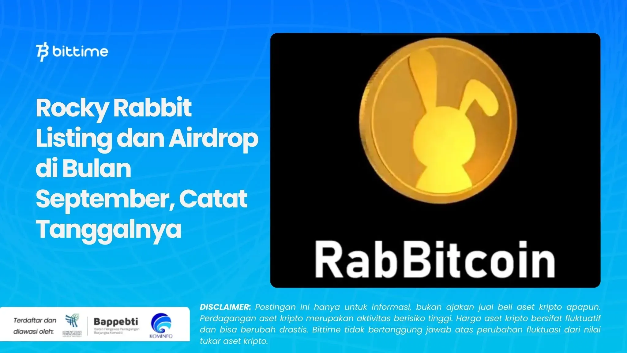 Rocky Rabbit Listing dan Airdrop di Bulan September