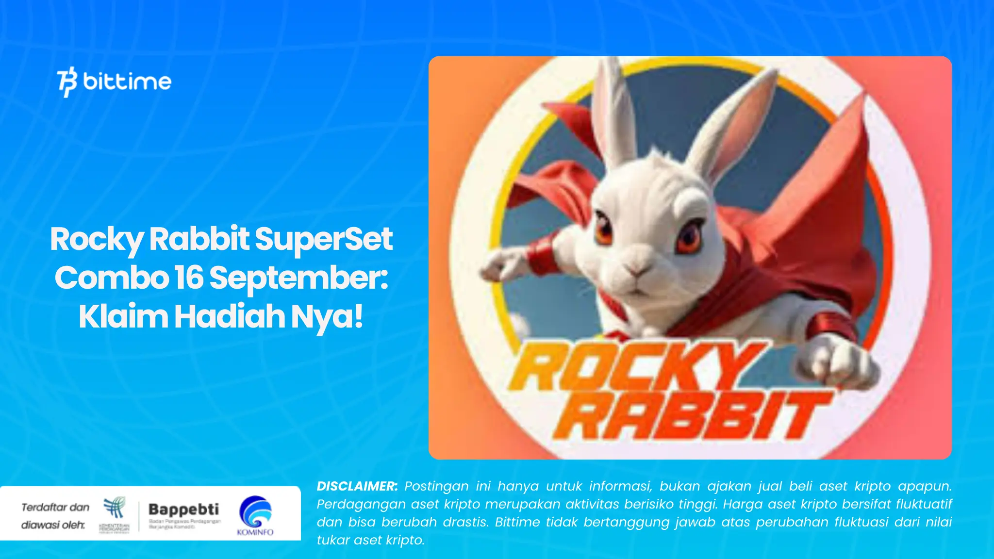 Rocky Rabbit SuperSet Combo 16 September: Klaim Hadiah Nya!