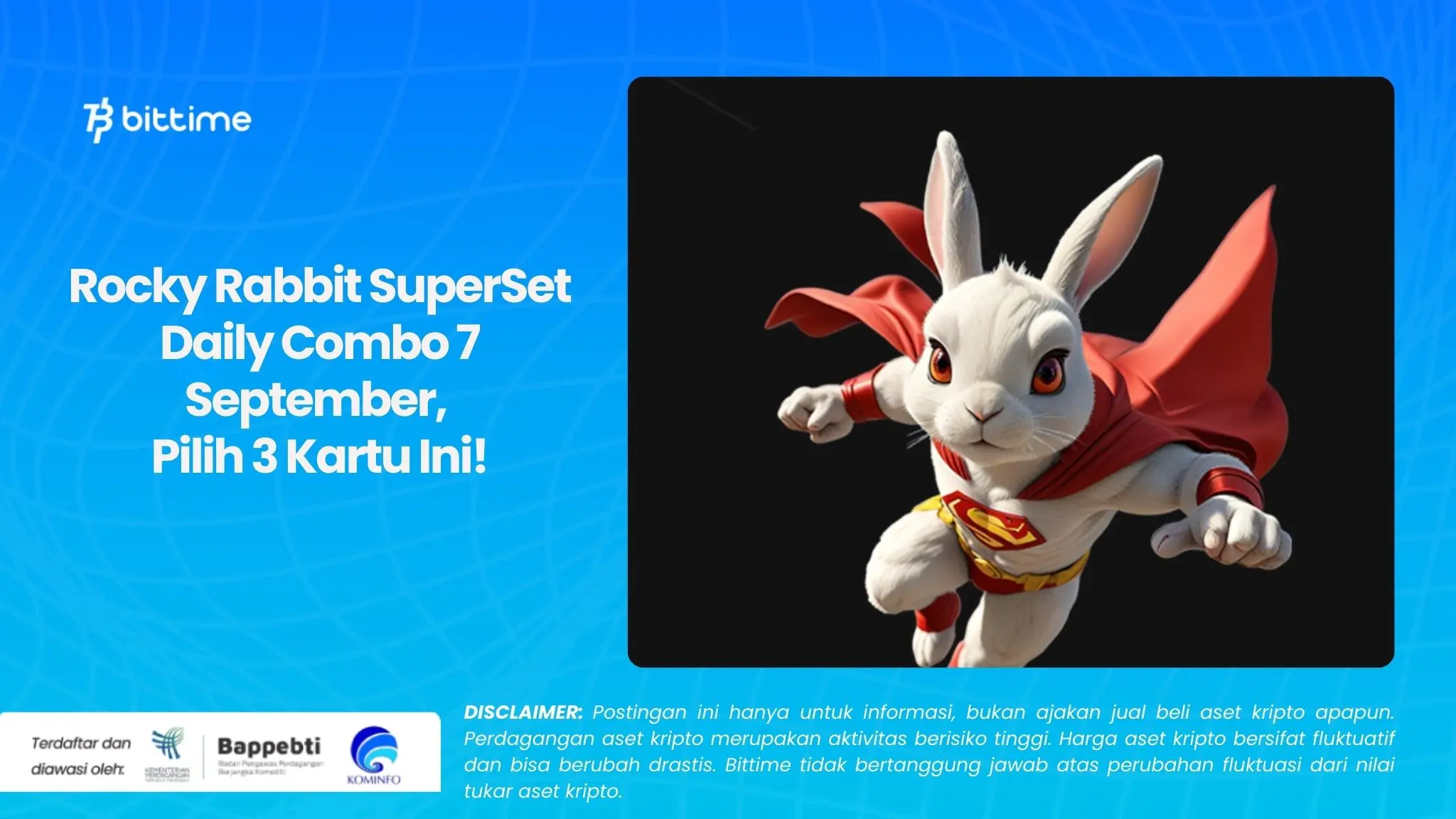 Rocky Rabbit SuperSet Daily Combo 7 September, Pilih 3 Kartu Ini!.webp