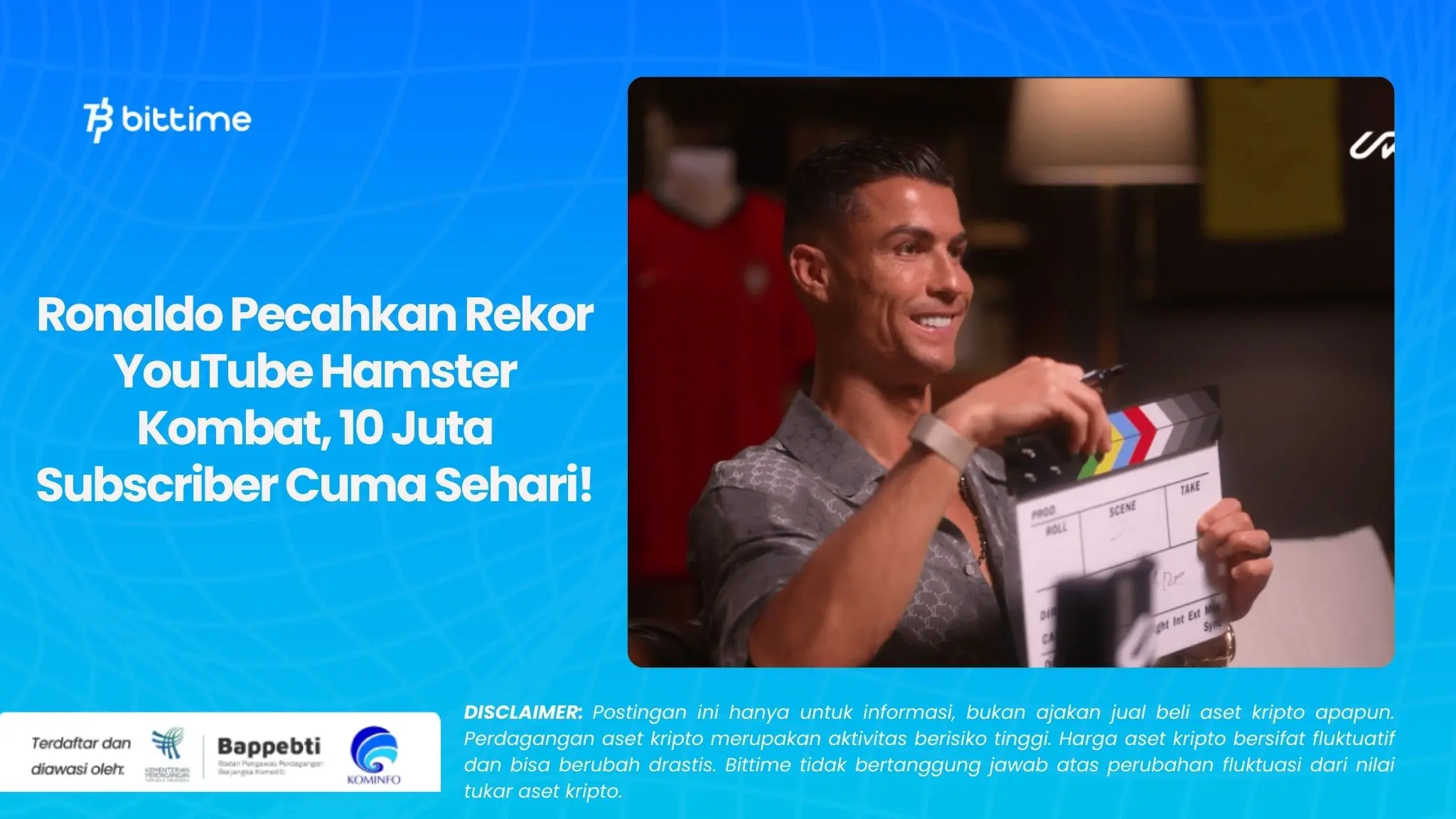 Ronaldo Pecahkan Rekor YouTube Hamster Kombat, 10 Juta Subscriber Cuma Sehari!.webp