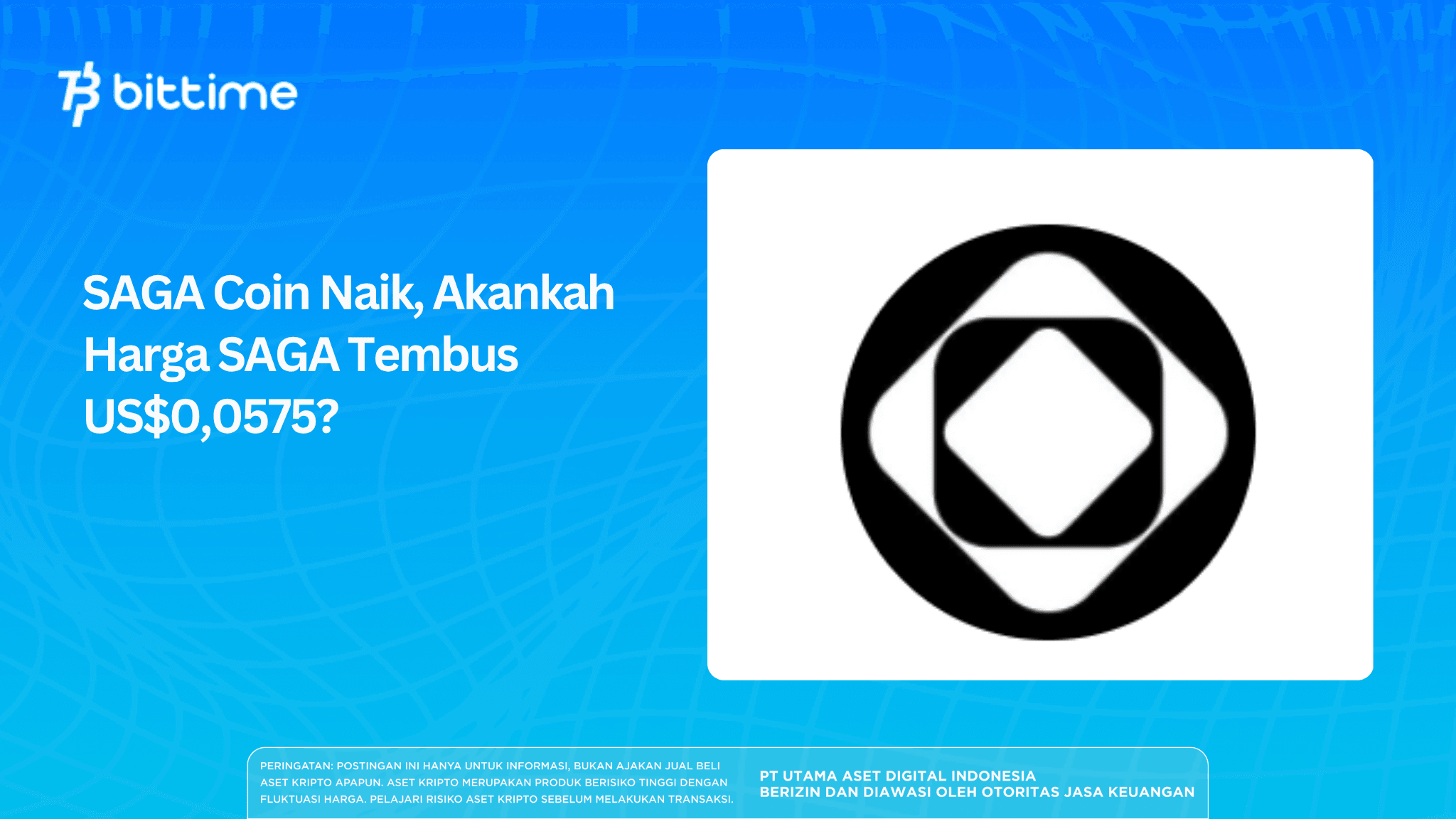 SAGA Coin Naik, Akankah Harga SAGA Tembus US$0,0575?