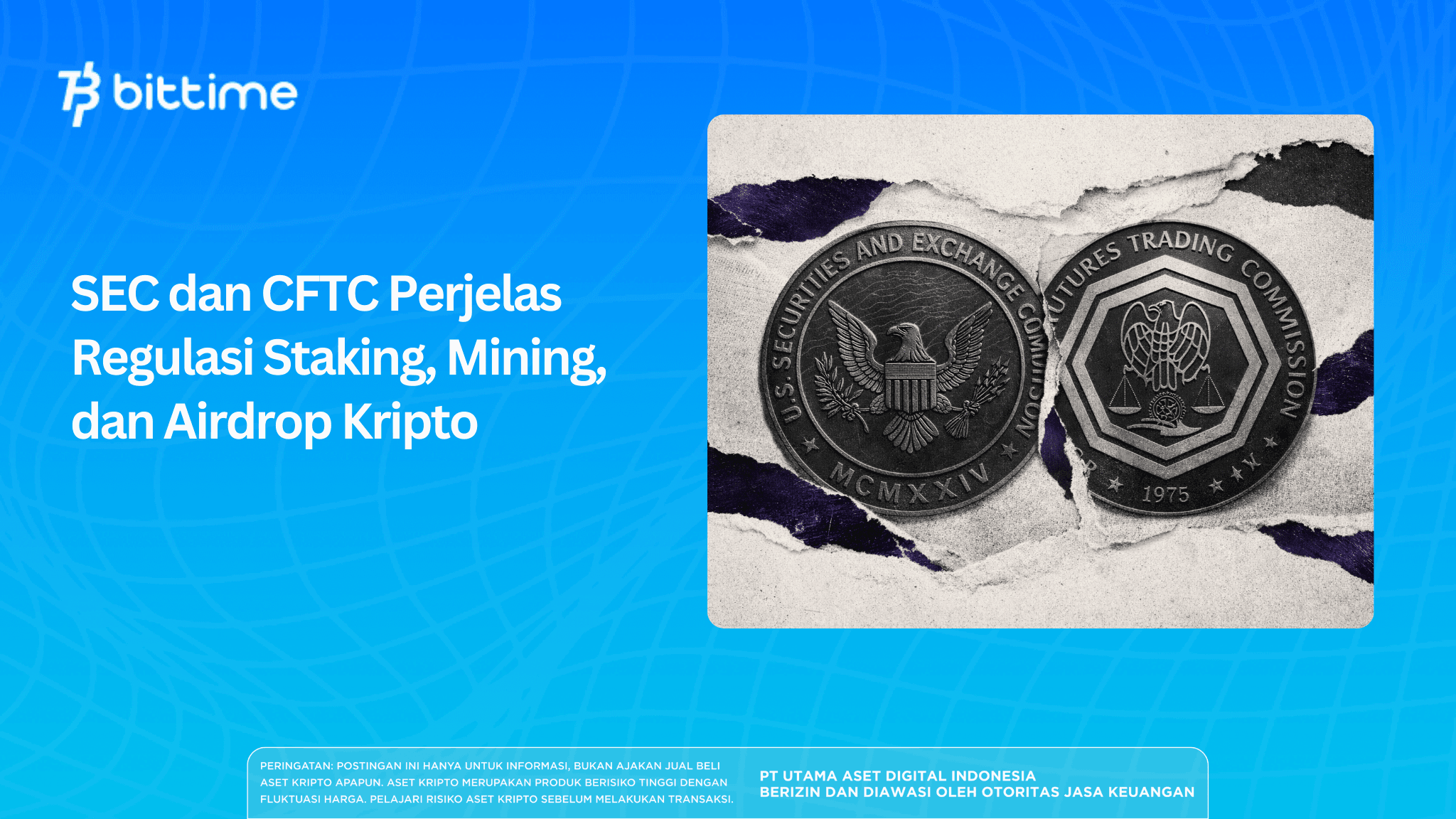 SEC and CFTC Clarify Crypto Staking, Mining, and Airdrop Rules