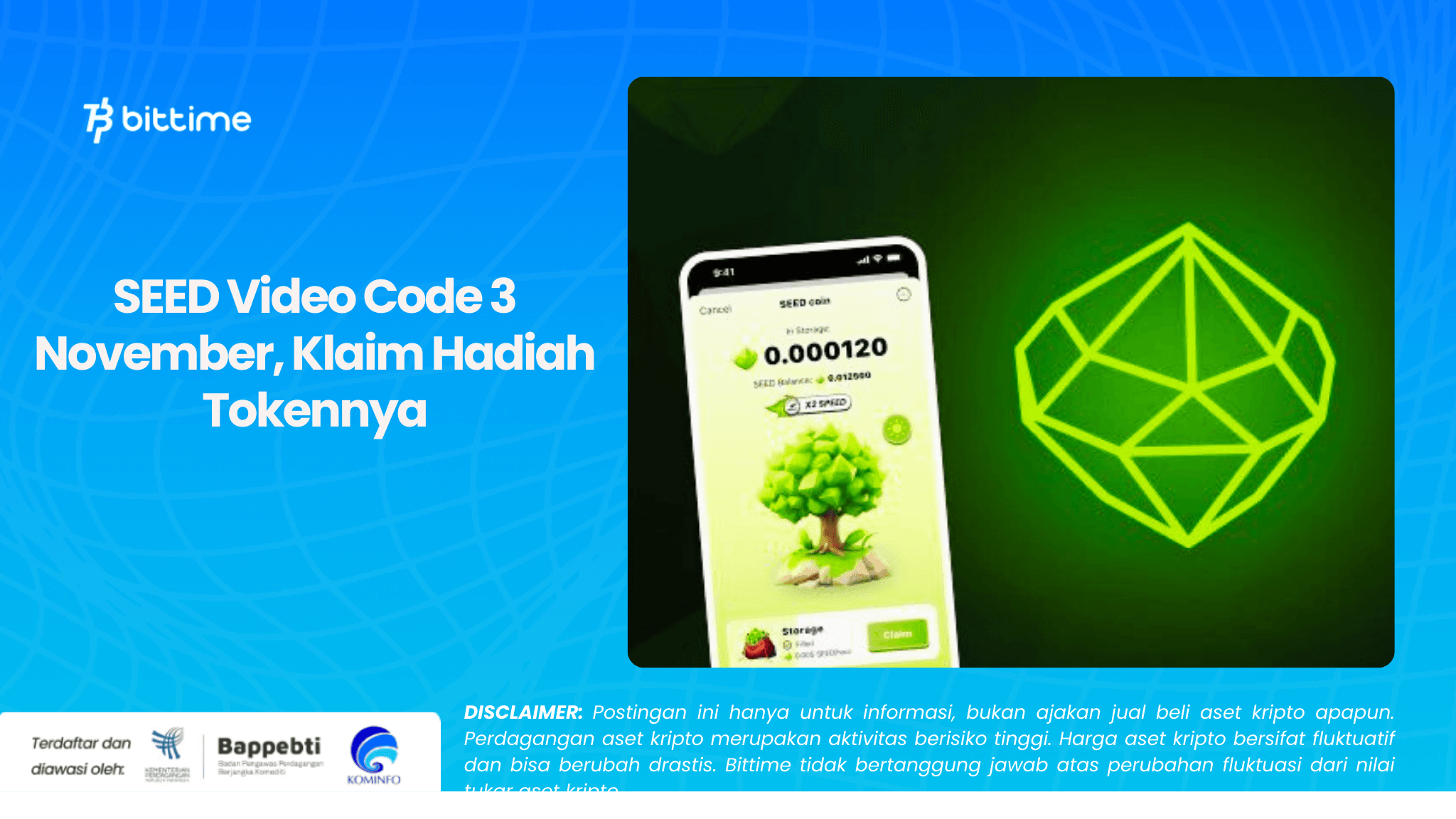 SEED Video Code 3 November, Klaim Hadiah Tokennya.png