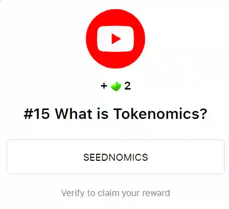 SEED YouTube Code 23 November 2024 What is Tokenomics - jawaban.webp