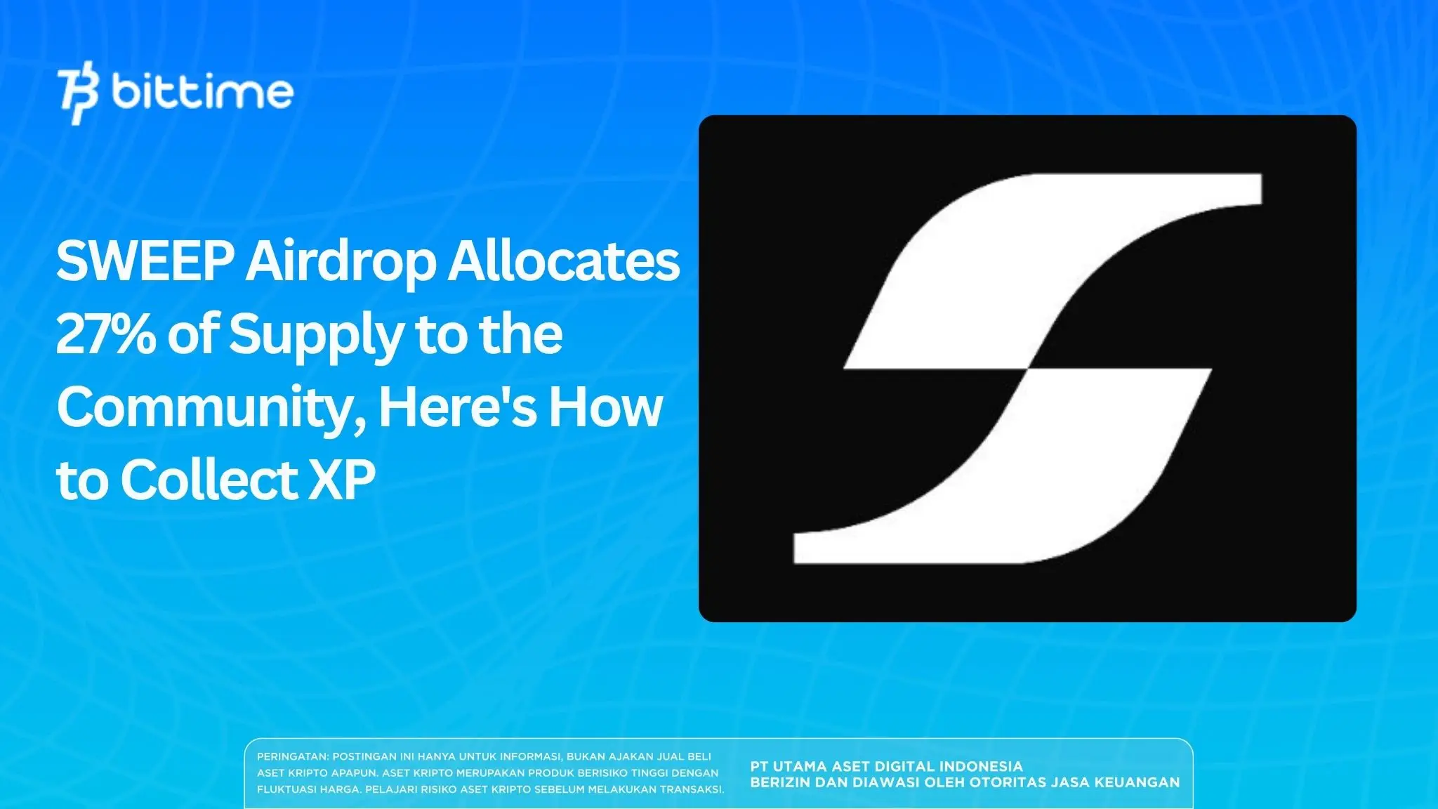 SWEEP Airdrop Allocates 27% of Supply to the Community