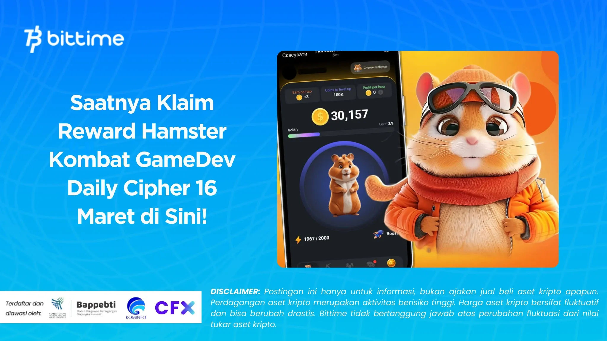 Saatnya Klaim Reward Hamster Kombat GameDev Daily Cipher 16 Maret di Sini!.webp