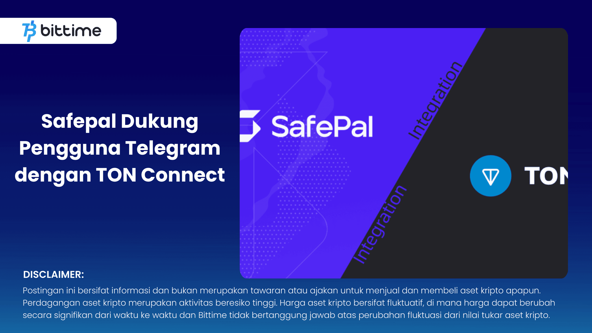 Safepal Dukung Pengguna Telegram dengan TON Connect