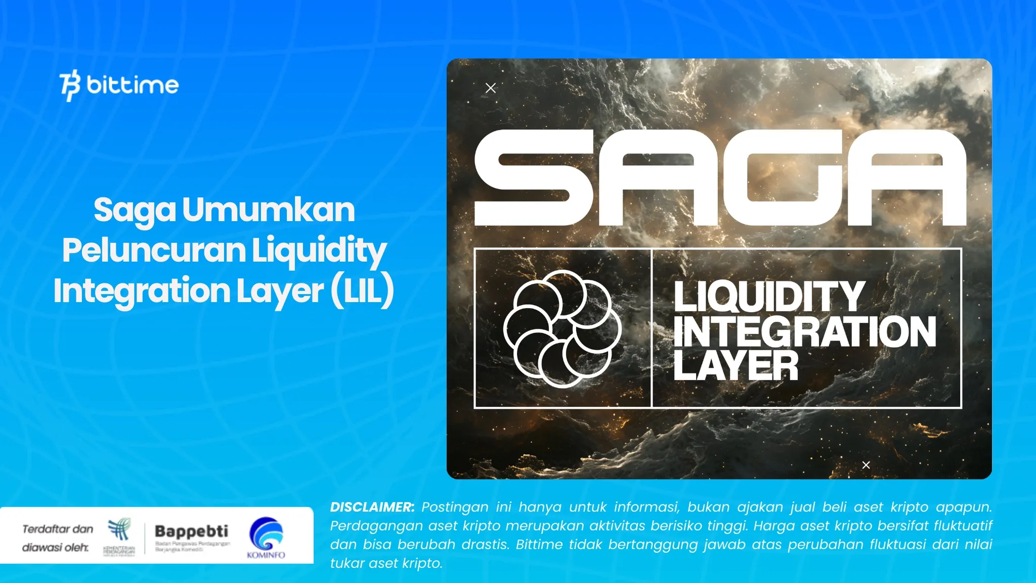 Saga Umumkan Peluncuran Liquidity Integration Layer (LIL)