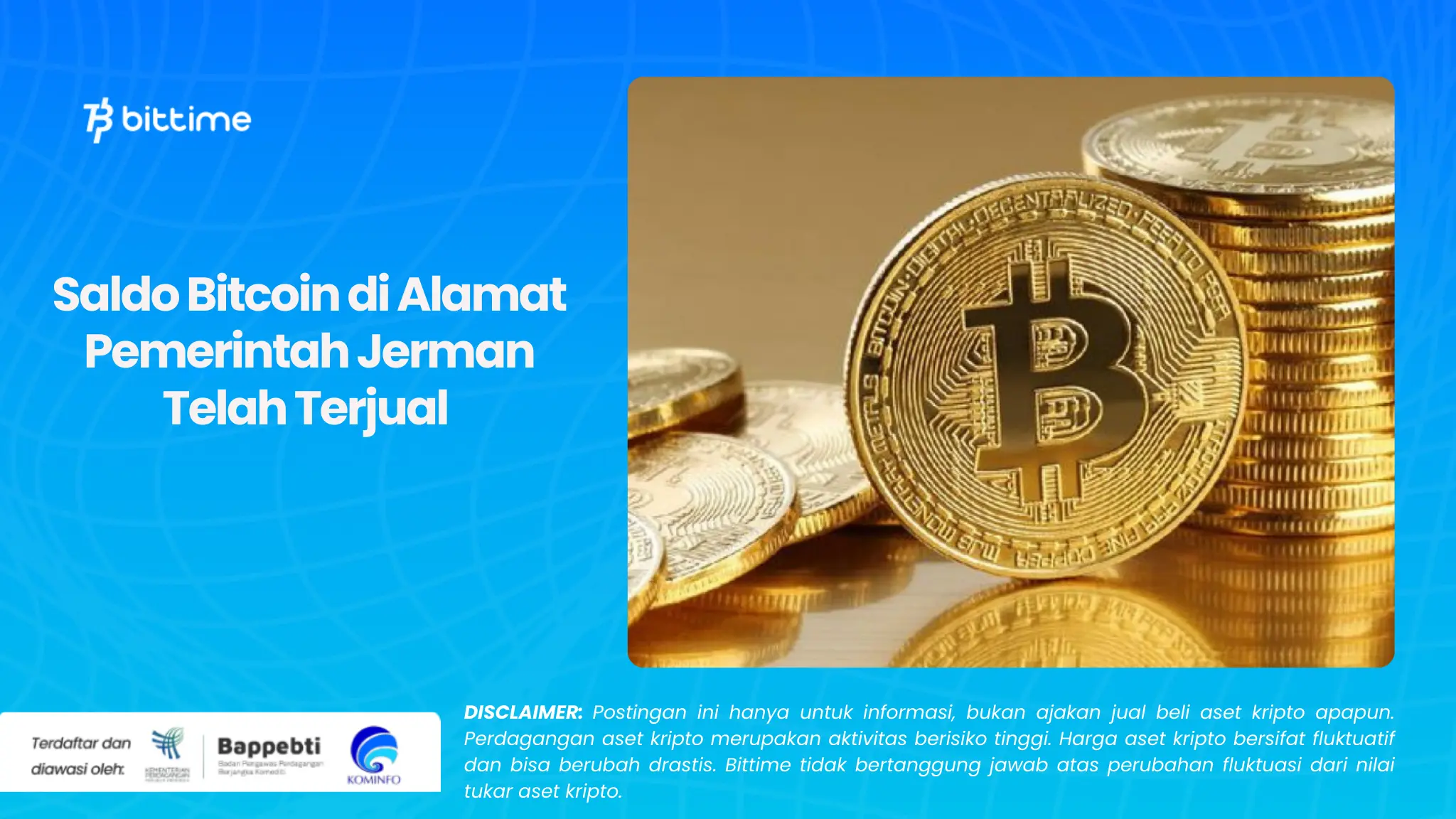 Saldo Bitcoin di Alamat Pemerintah Jerman Telah Terjual
