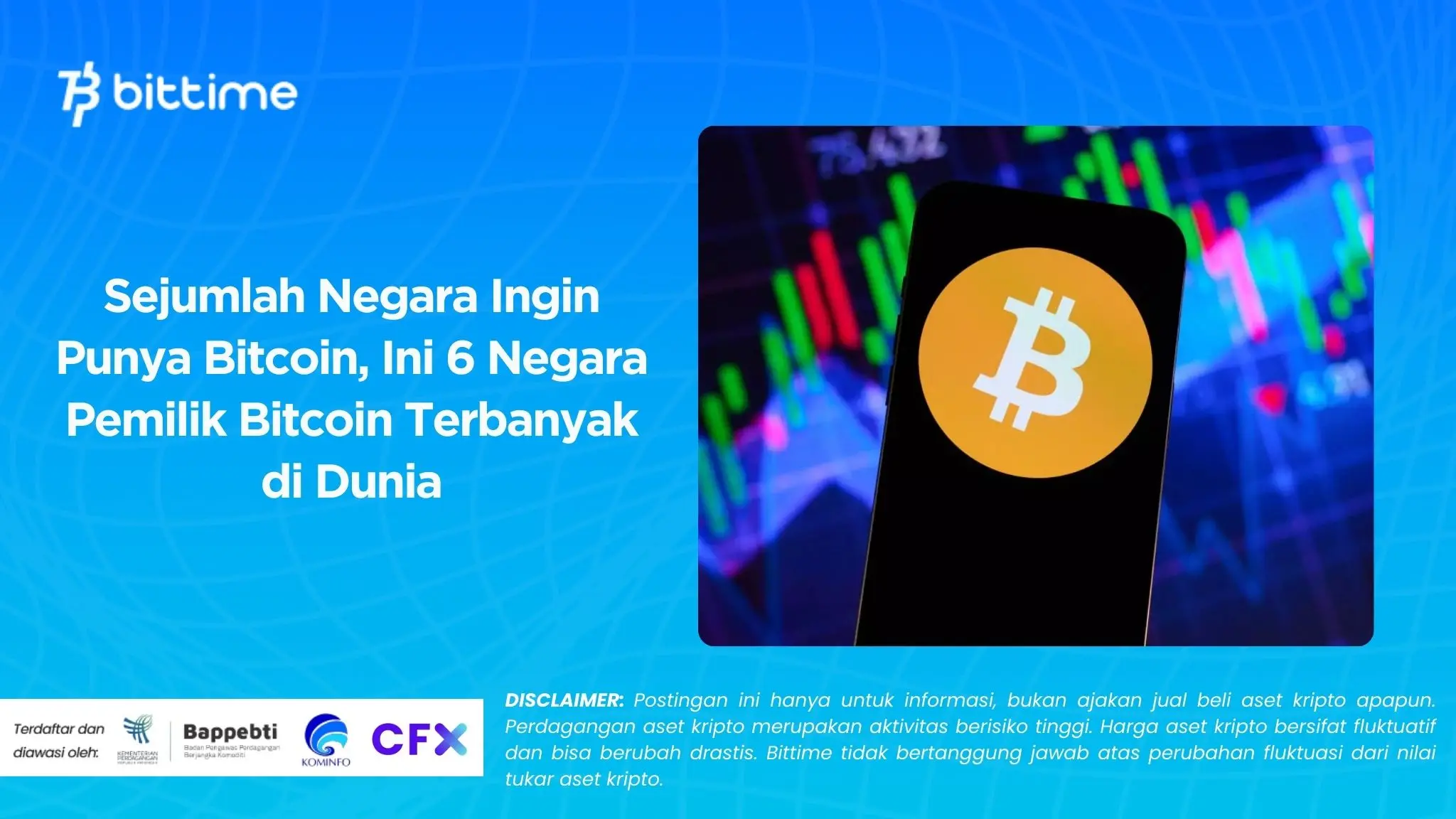 Sejumlah Negara Ingin Punya Bitcoin, Ini 6 Negara Pemilik Bitcoin Terbanyak di Dunia.