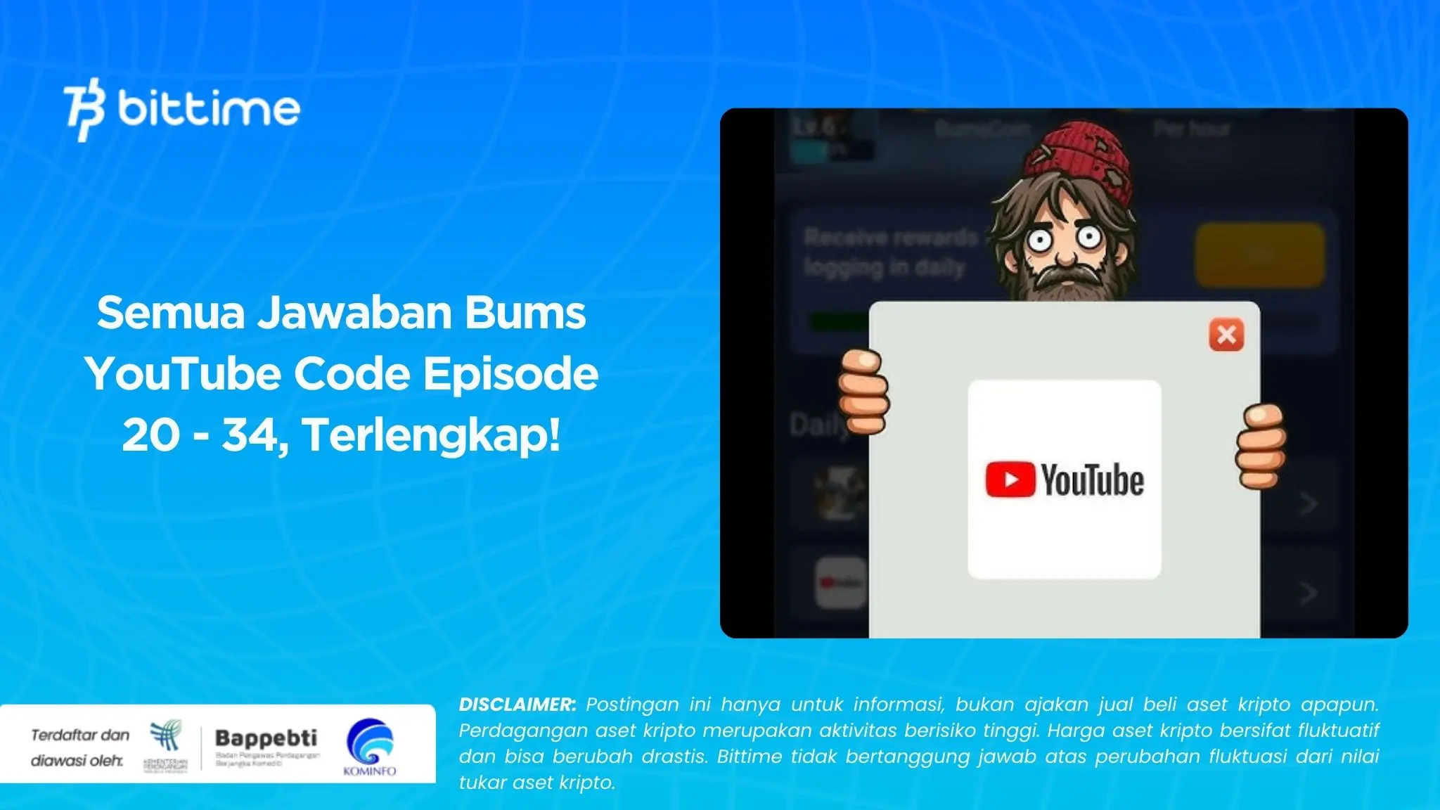 Semua Jawaban Bums YouTube Code Episode 20 - 34, Terlengkap!.webp