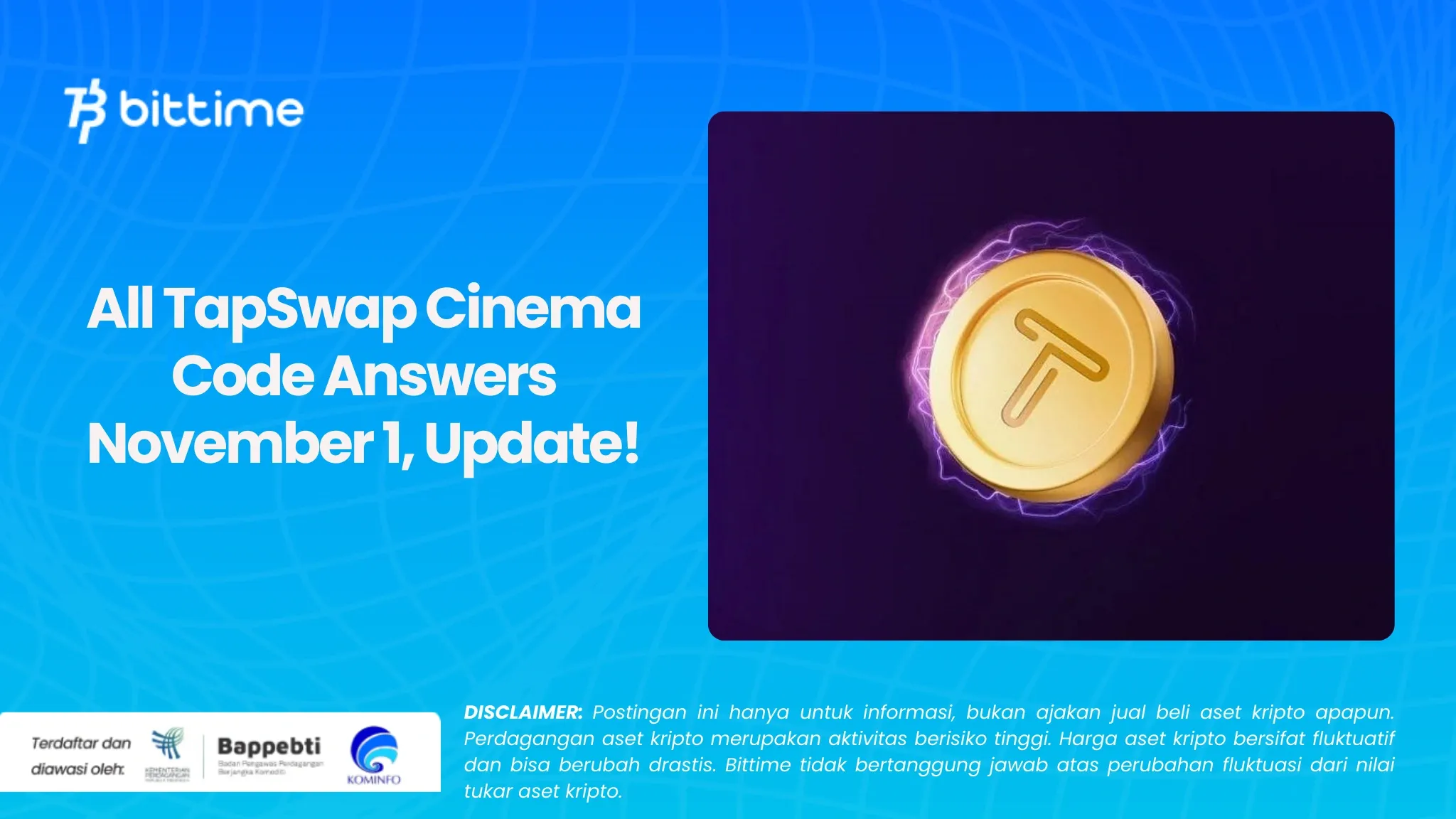 Semua Jawaban TapSwap Cinema Code 1 November, Update! (1).webp