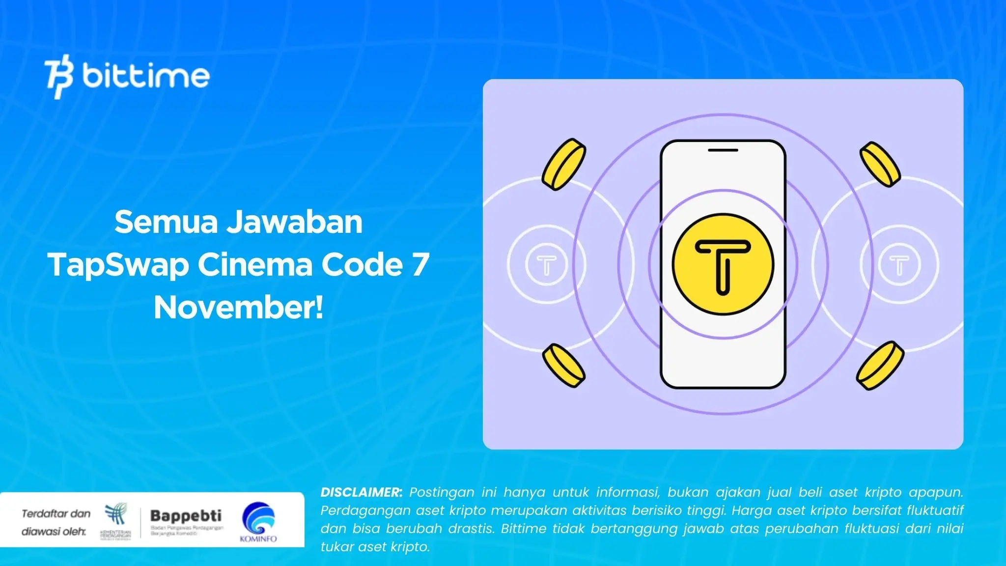 Semua Jawaban TapSwap Cinema Code 7 November!.webp