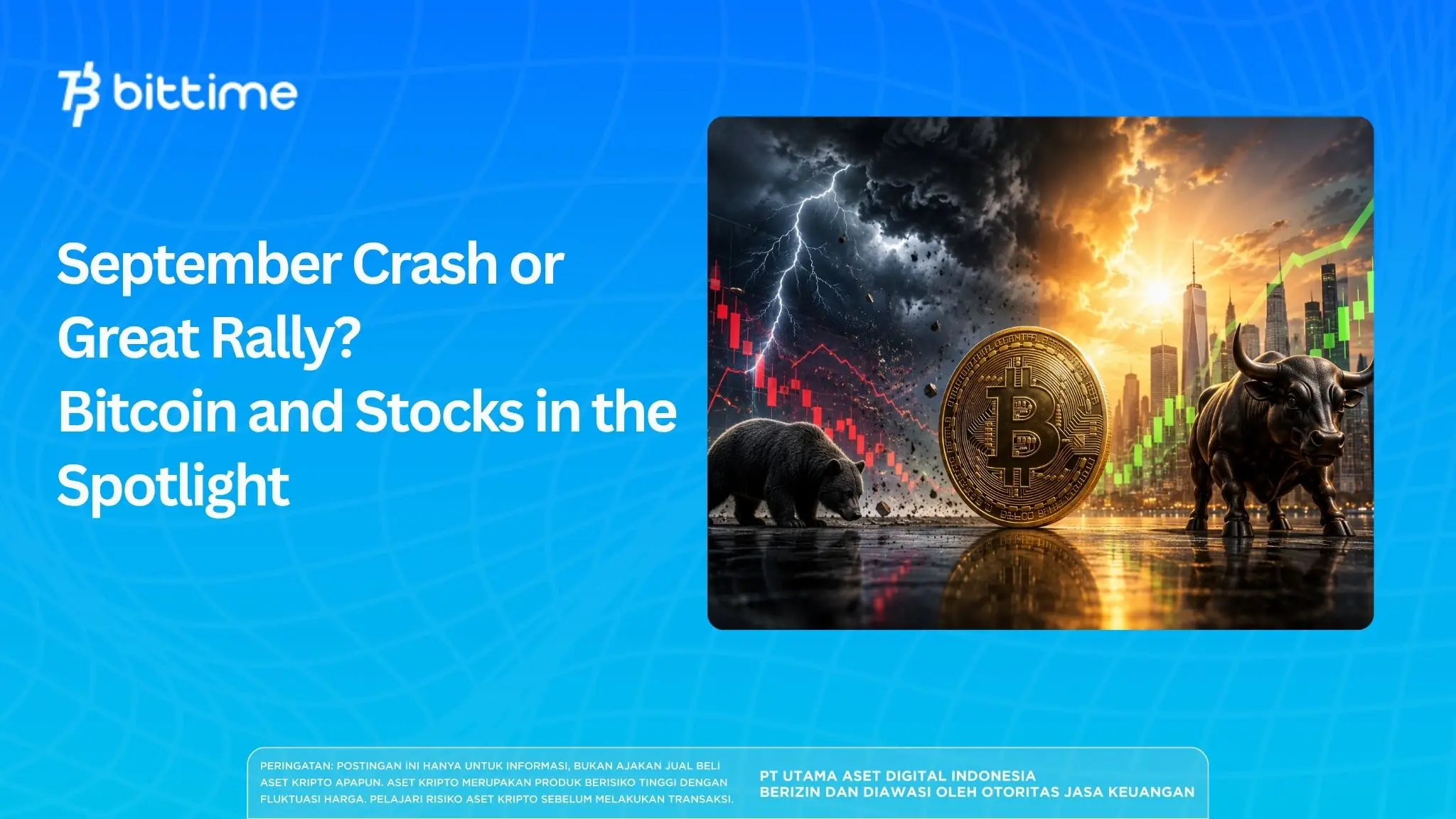 September Crash or Great Rally? Bitcoin and Stocks in the Spotlight