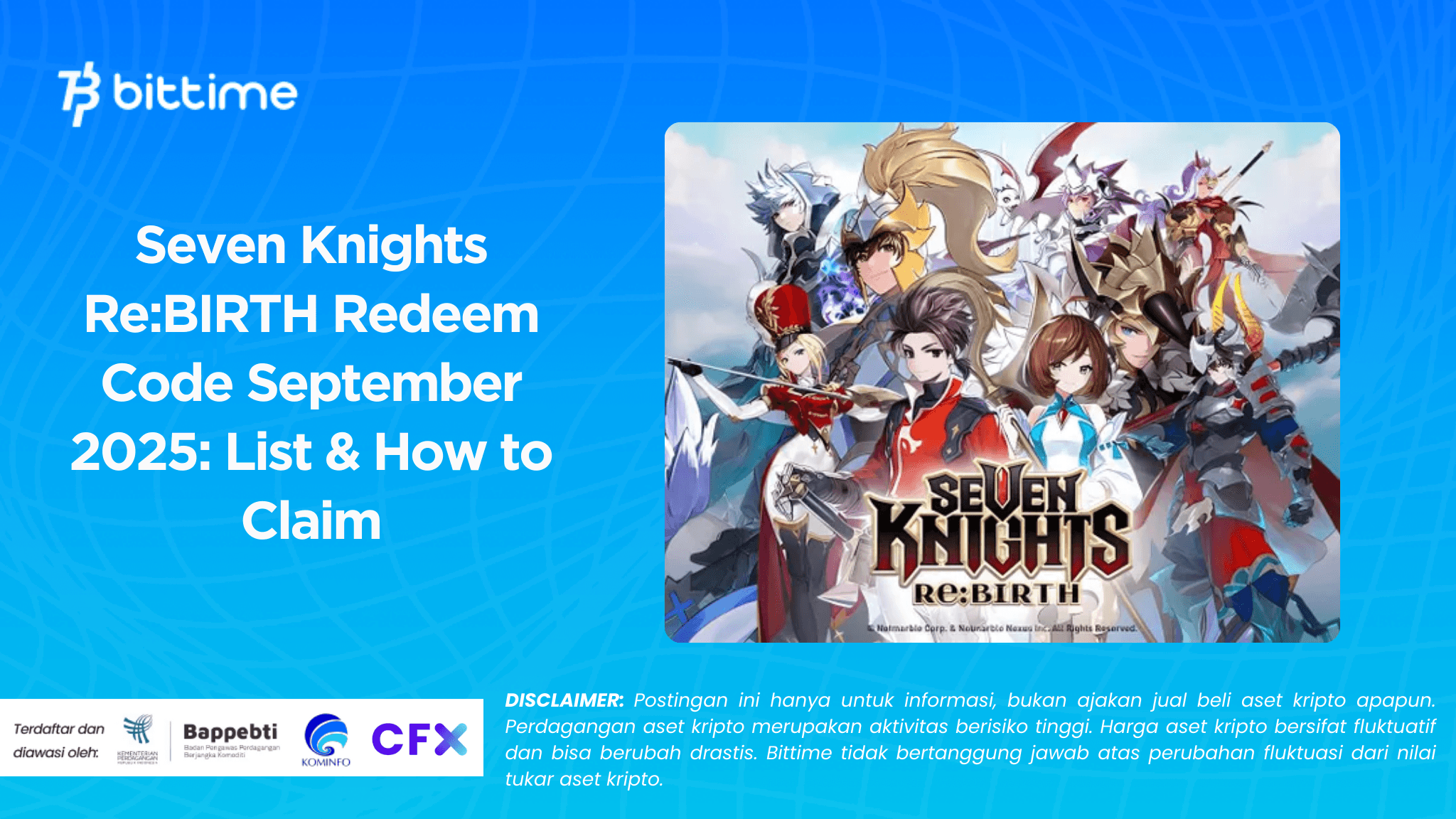 Seven Knights Re:BIRTH Redeem Code September 2025: List & How to Claim
