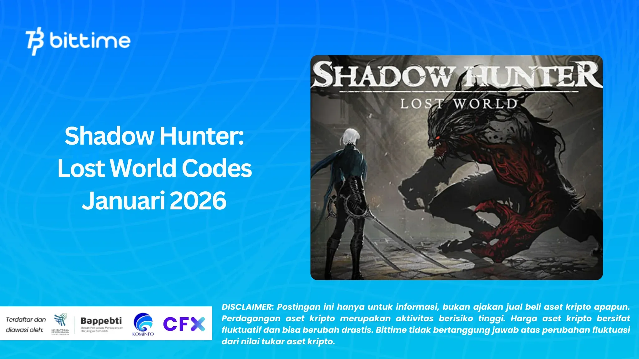 Shadow Hunter Lost World Codes Januari 2026: Klaim Hadiah Gratis 