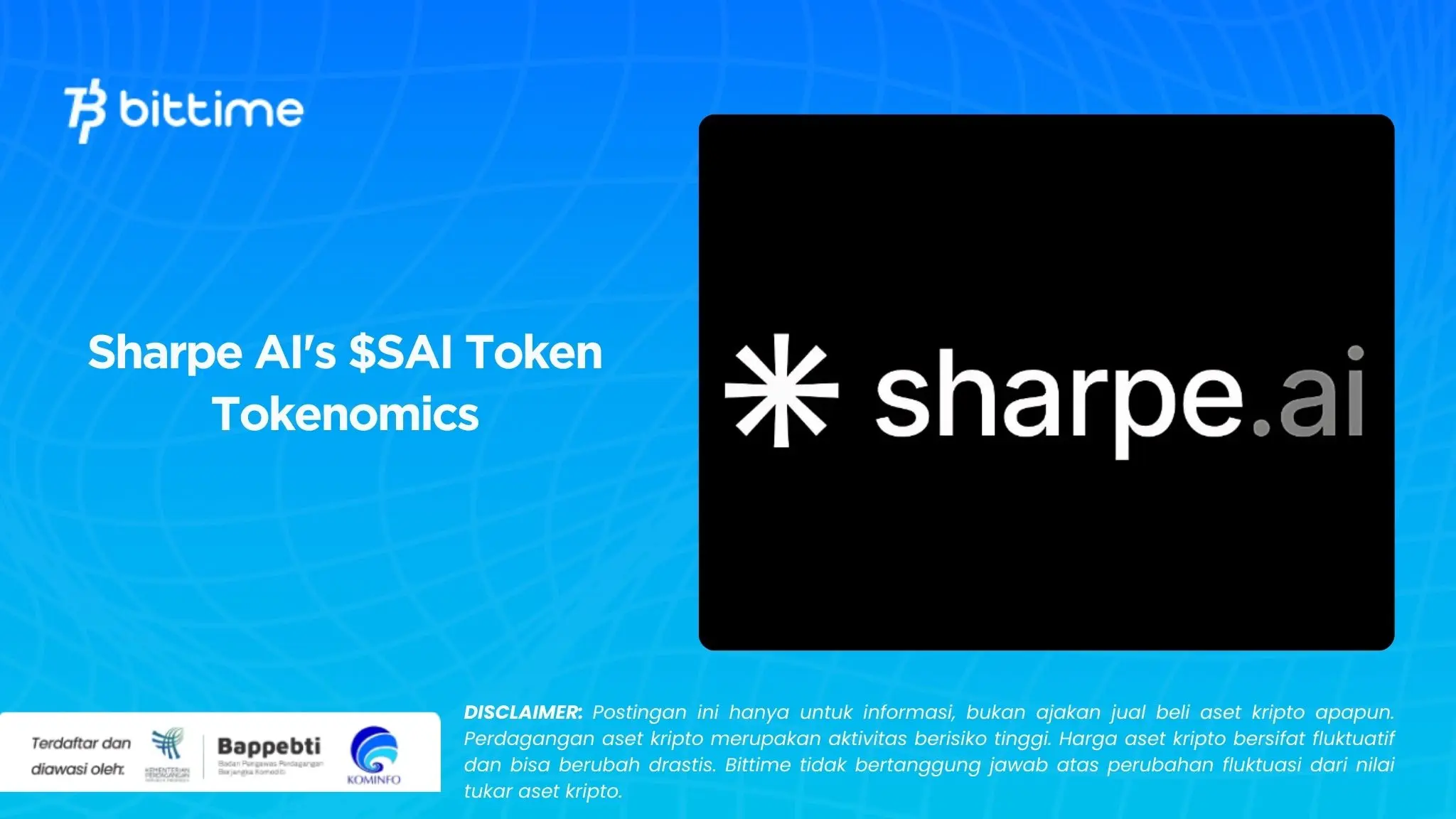 Sharpe AI's $SAI Token Tokenomics.webp