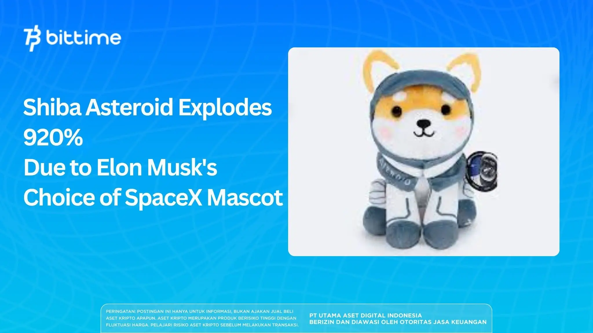 Shiba Asteroid Explodes 920% Due to Elon Musk's Choice of SpaceX Mascot.webp