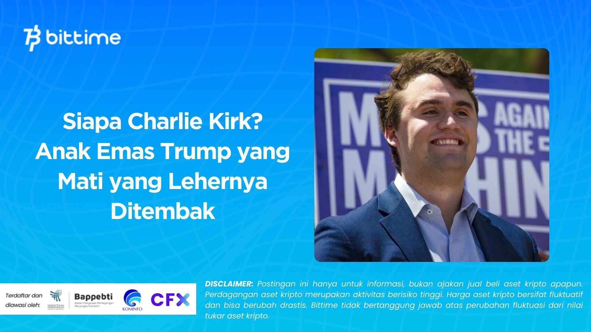 Siapa Charlie Kirk Anak Emas Trump yang Mati yang Lehernya Ditembak