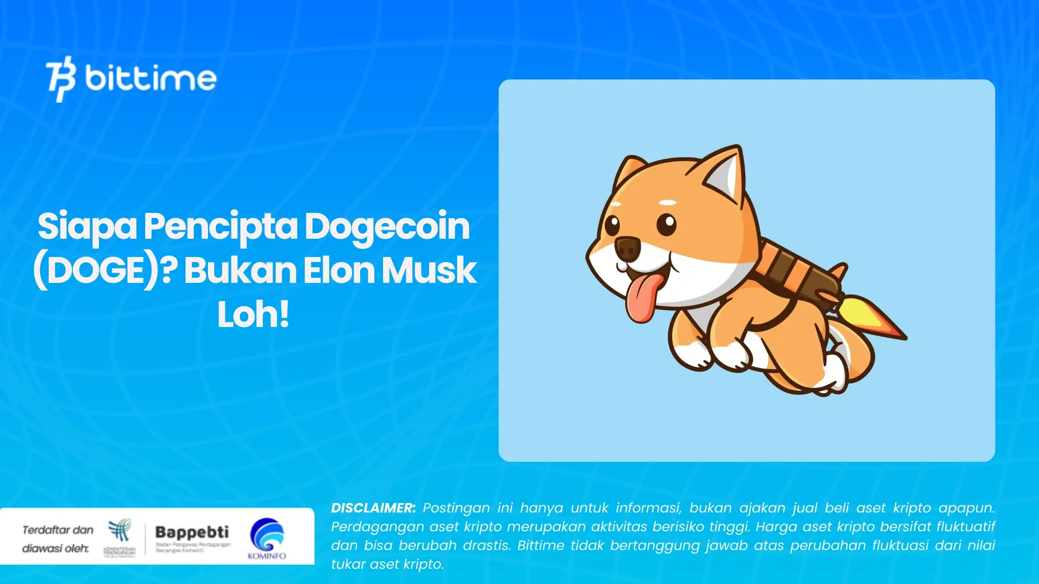 Siapa Pencipta Dogecoin (DOGE) Bukan Elon Musk Loh