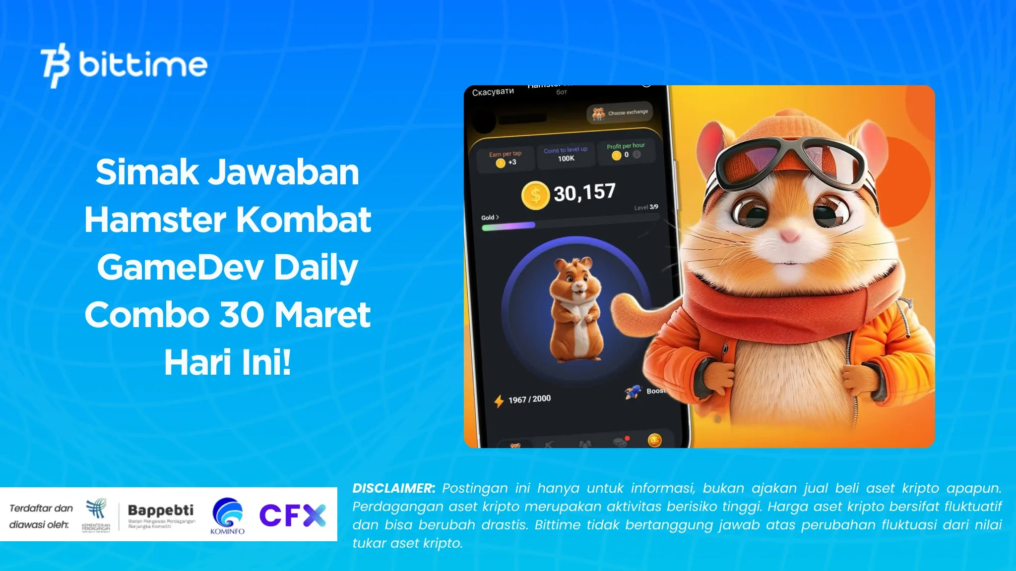 Simak Jawaban Hamster Kombat GameDev Daily Combo 30 Maret Hari Ini!.webp