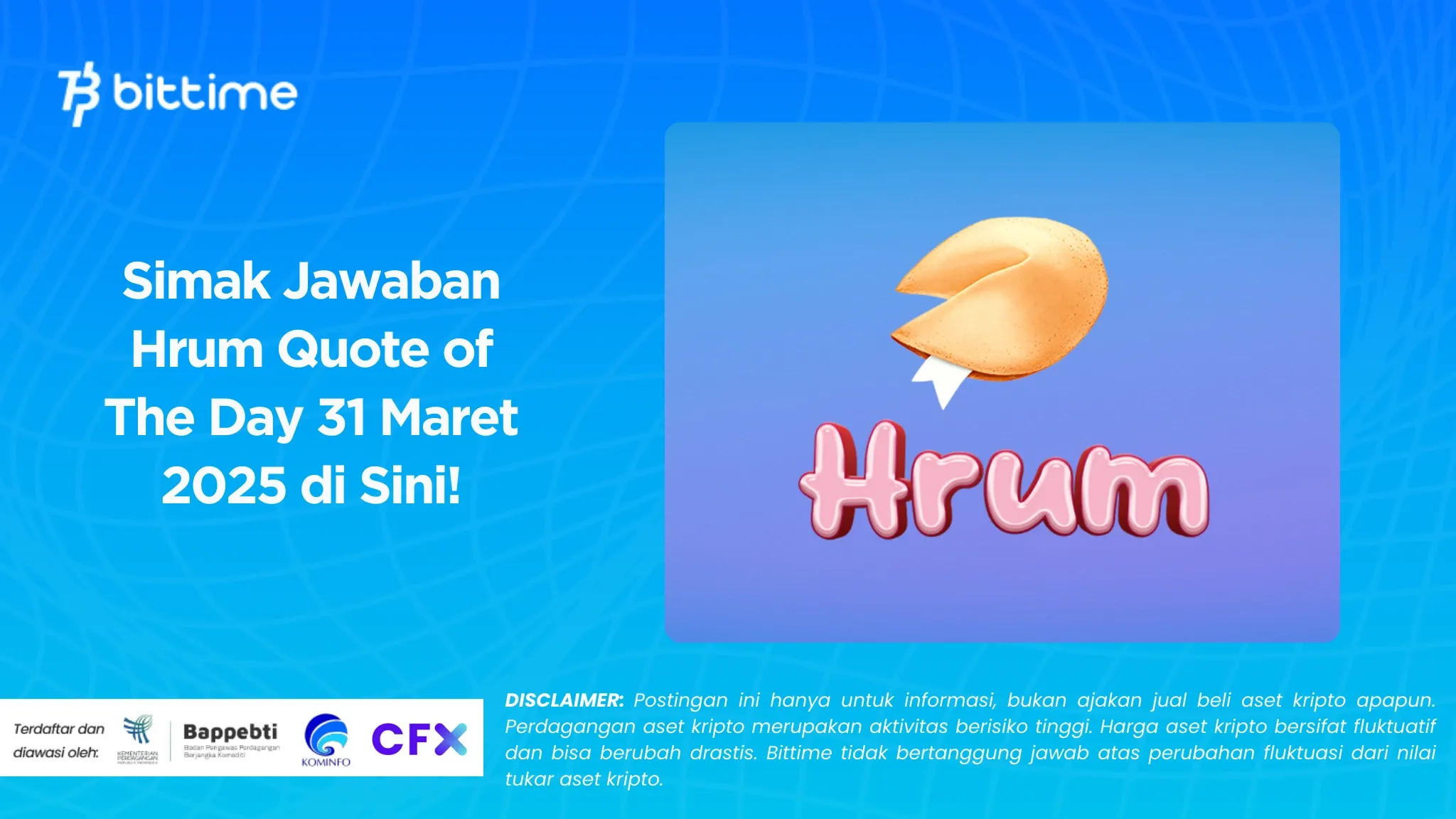 Simak Jawaban Hrum Quote of The Day 31 Maret 2025 di Sini!