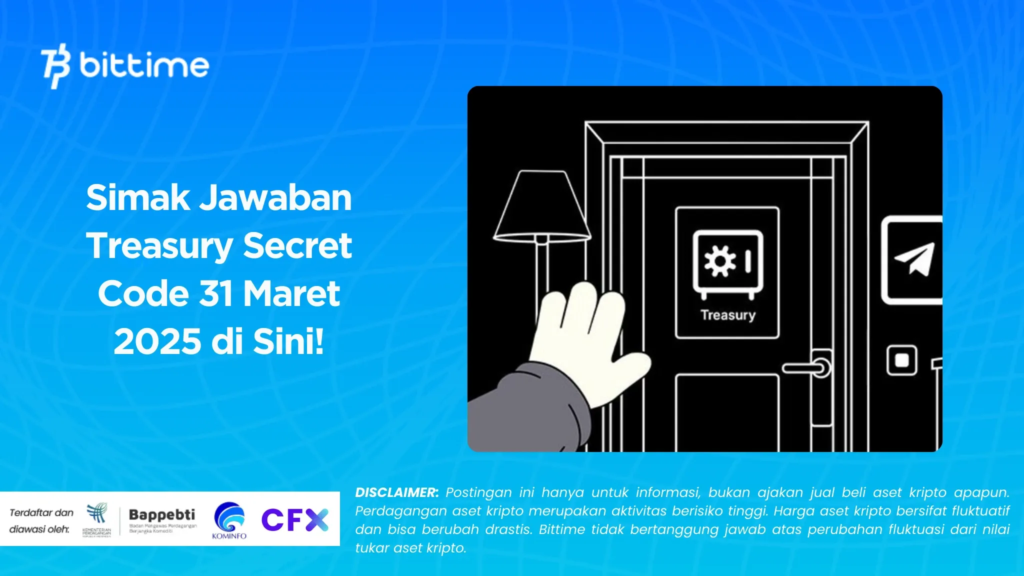 Simak Jawaban Treasury Secret Code 31 Maret 2025 di Sini!.webp