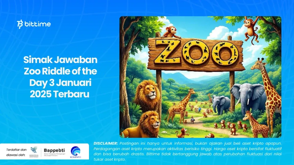 Simak Jawaban Zoo Riddle of the Day 3 Januari 2025 Terbaru .webp