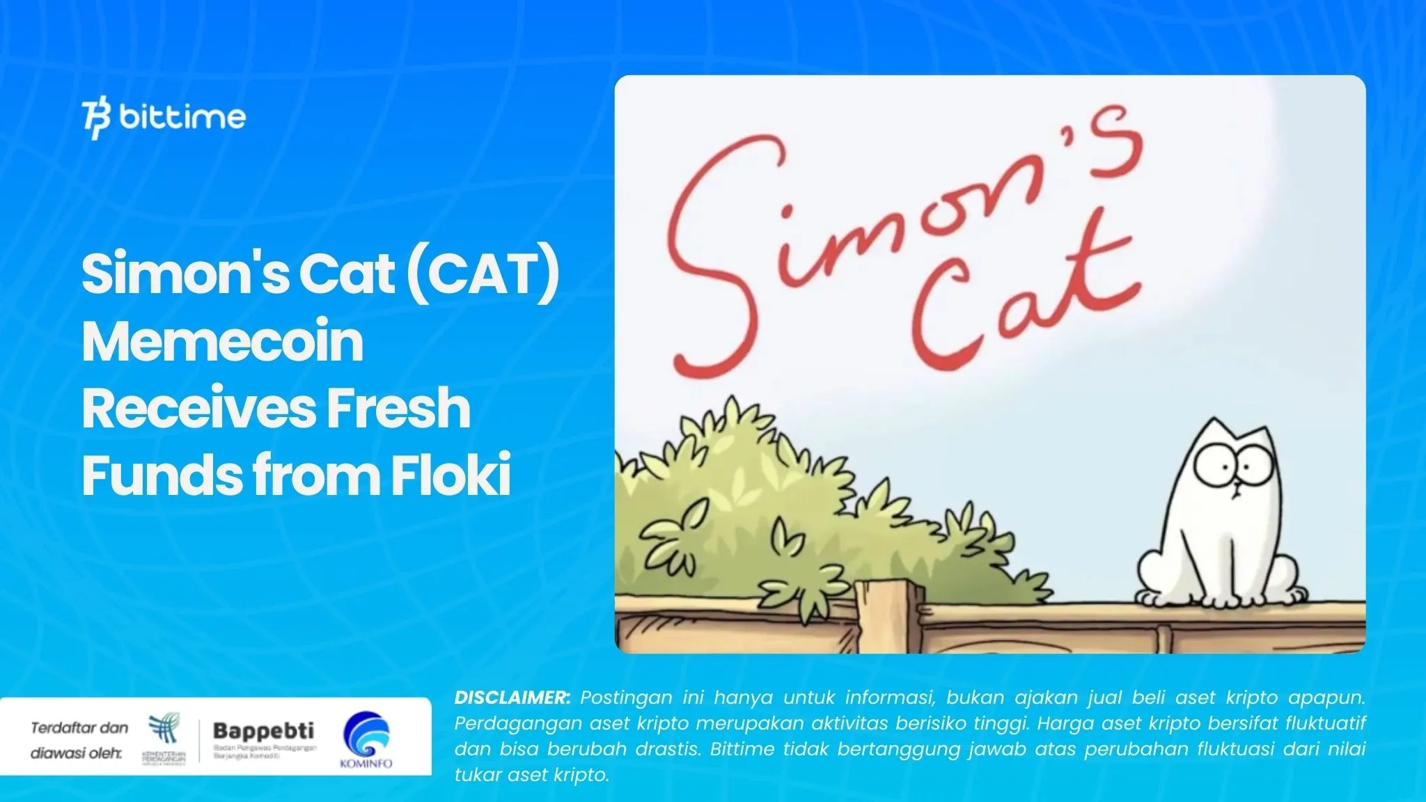 Simon's Cat (CAT) Memecoin Receives Fresh Funds from Floki.webp